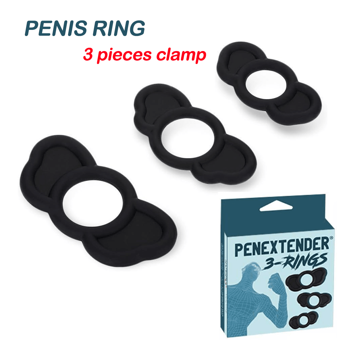 Penextender 3'lü Penis Kelepçesi