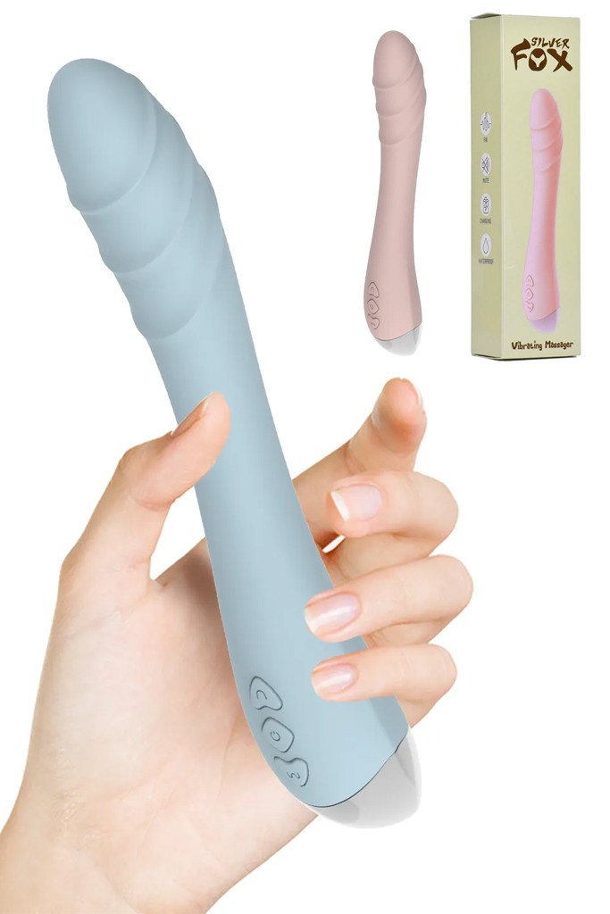 Şarjlı İpeksi Dokulu Vibratör 20cm Ten Rengi