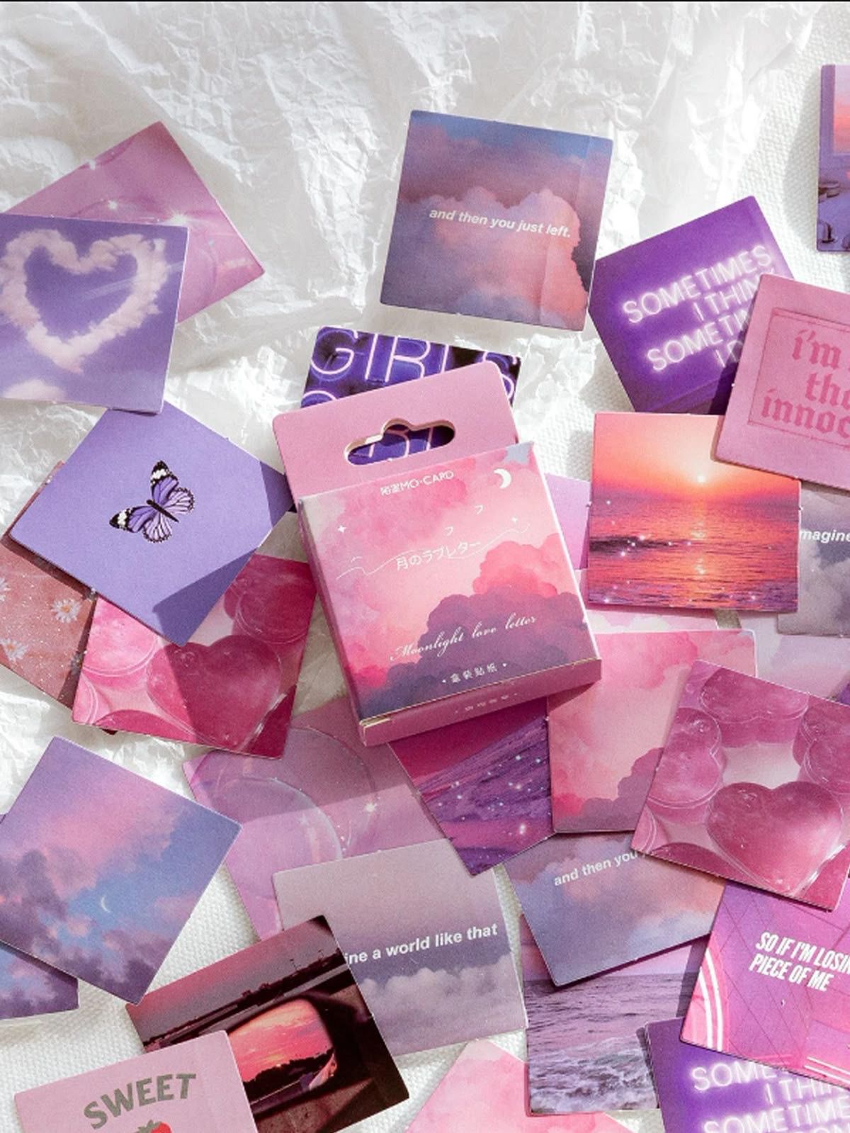 pink stickeer set