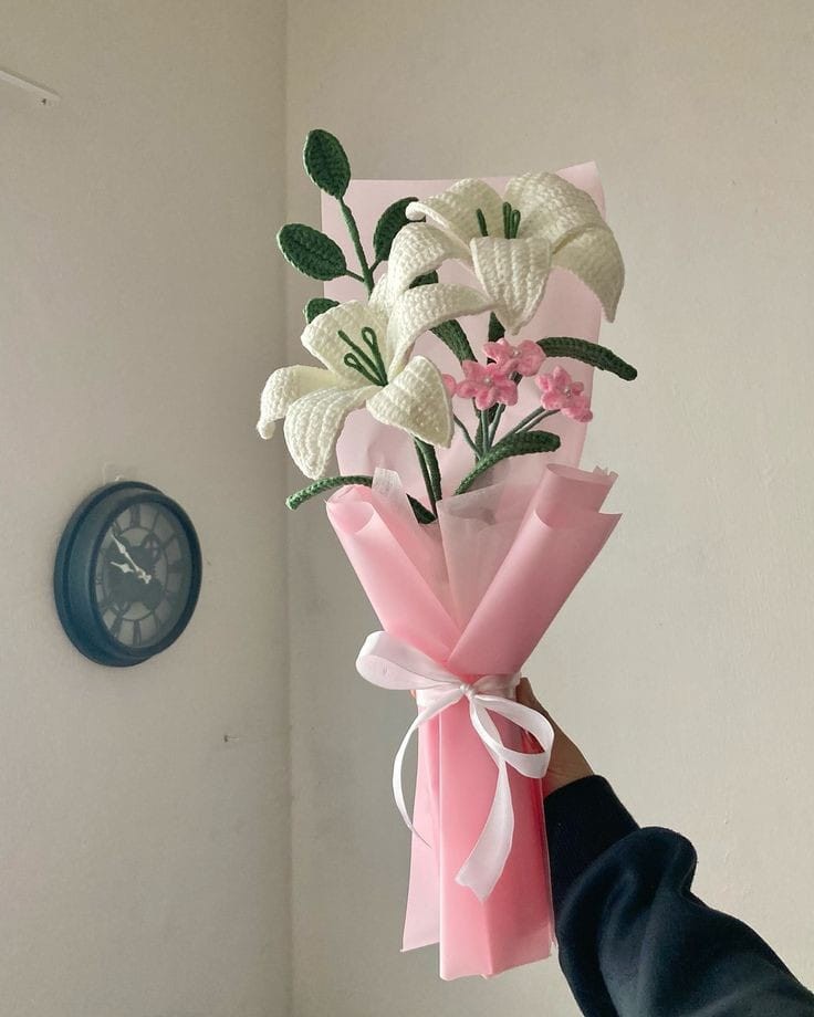 lilyum ikili buket