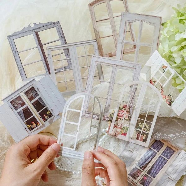 8 adet pencere sticker