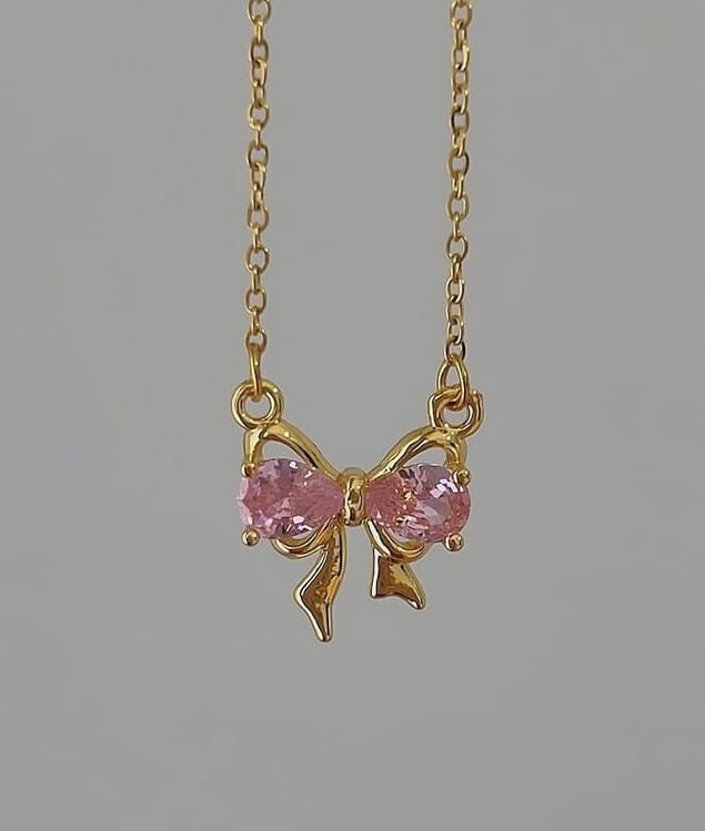 coquette ribbon kolye
