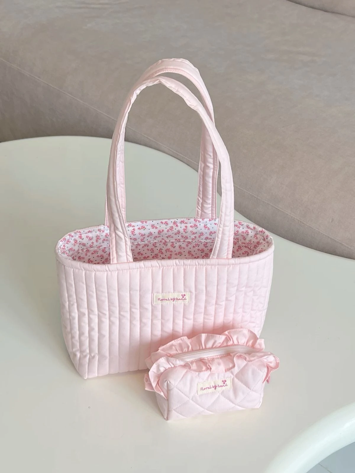 tote coquette çanta cüzdan set