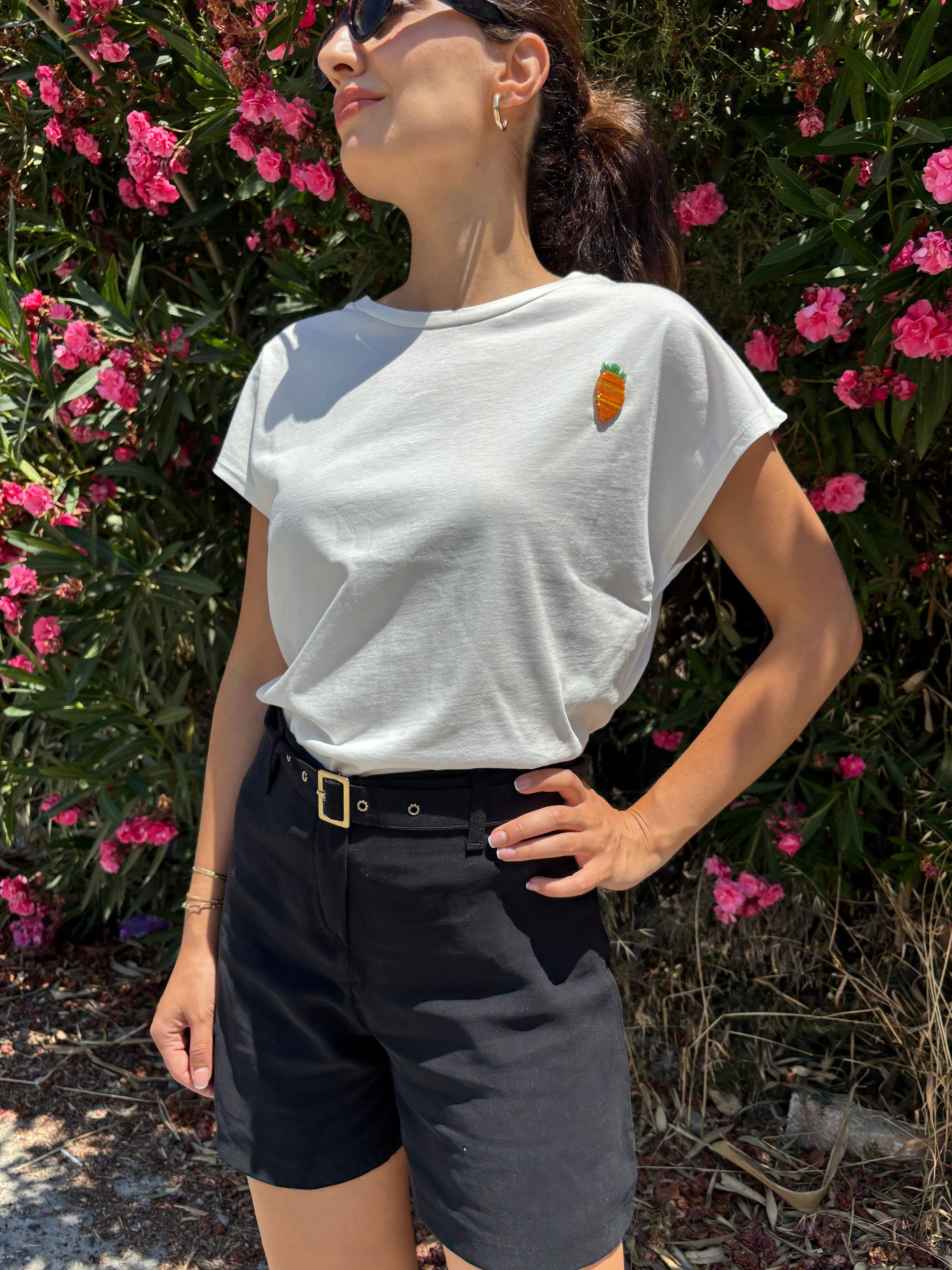 Havuçlu Boncuklu Tshirt