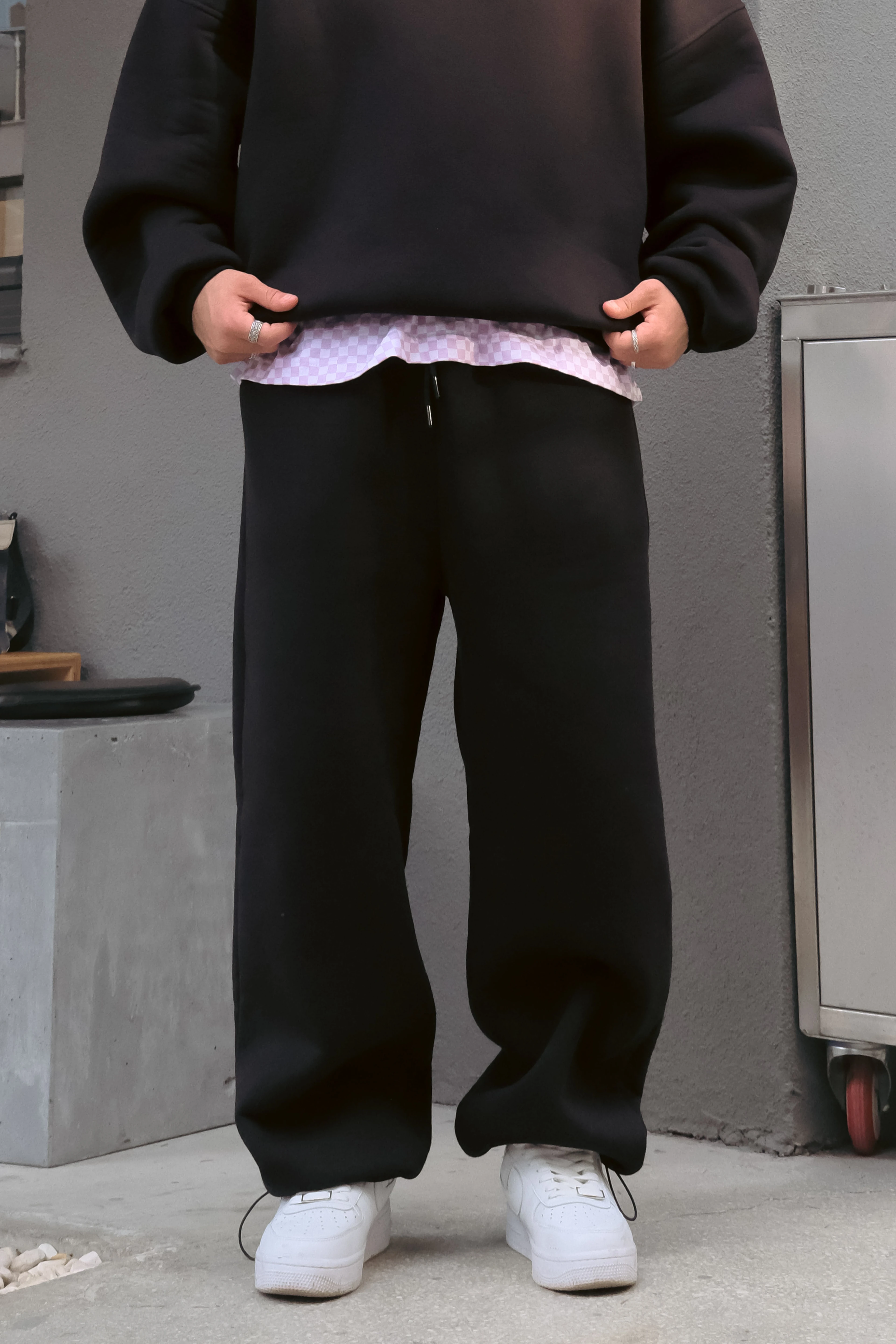 Siyah Baggy Eşofman (Premium Ürün)