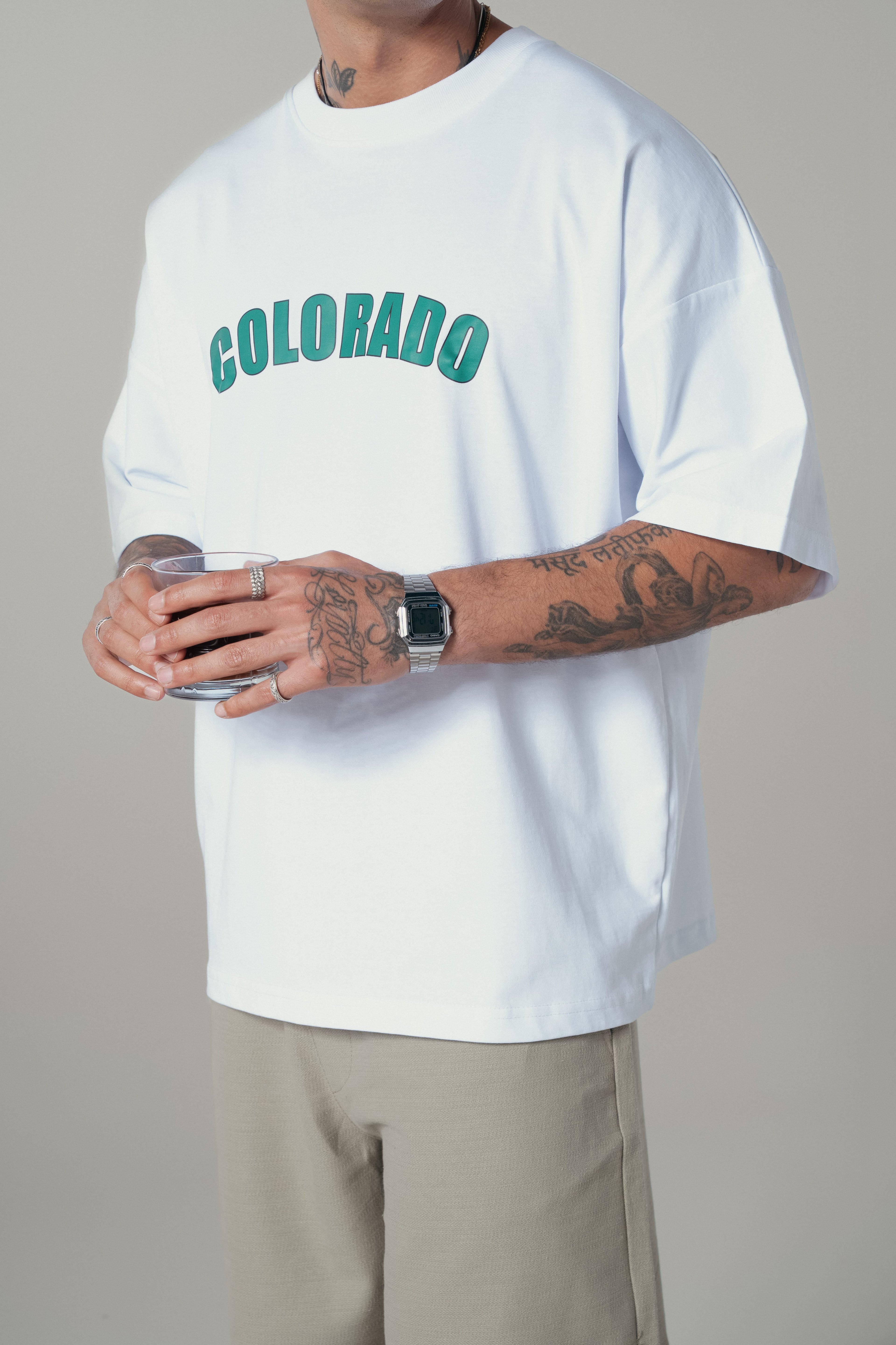 Colorado Beyaz Extra Oversize Tshirt
