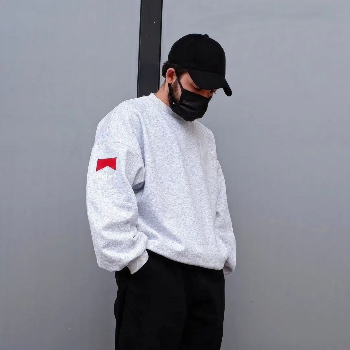 Marlboro Oversize Sweatshirt Premium Kalite