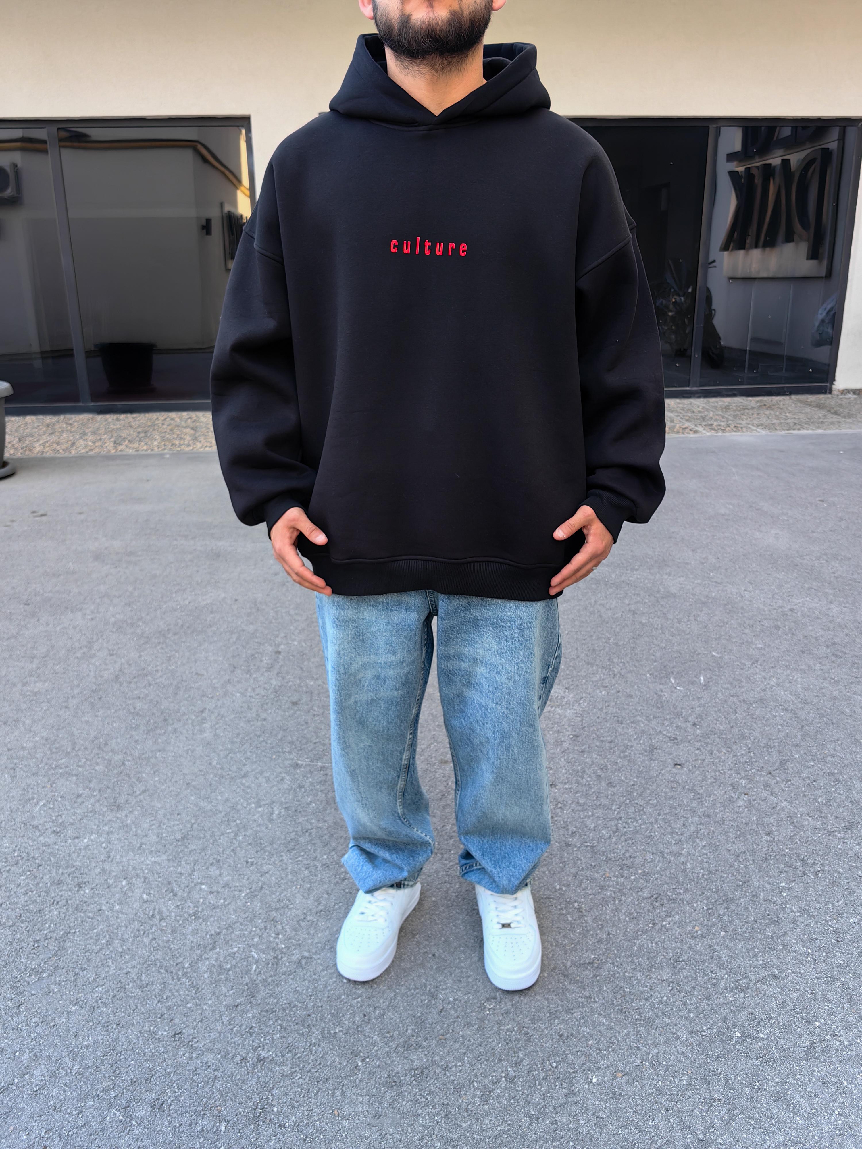 Siyah Culture Extra Oversize Hoodie