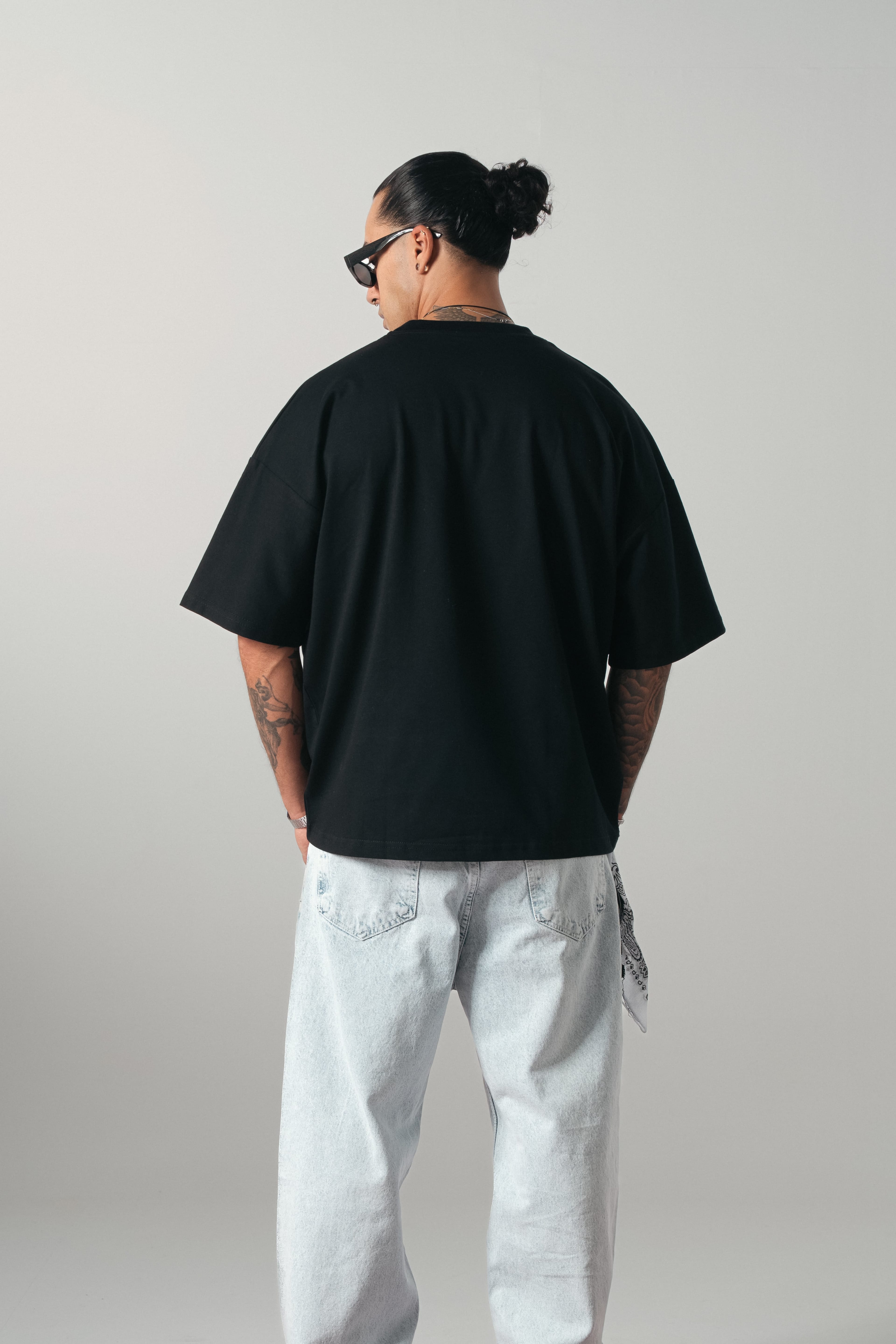 Brooklyn Siyah Extra Oversize Tshirt