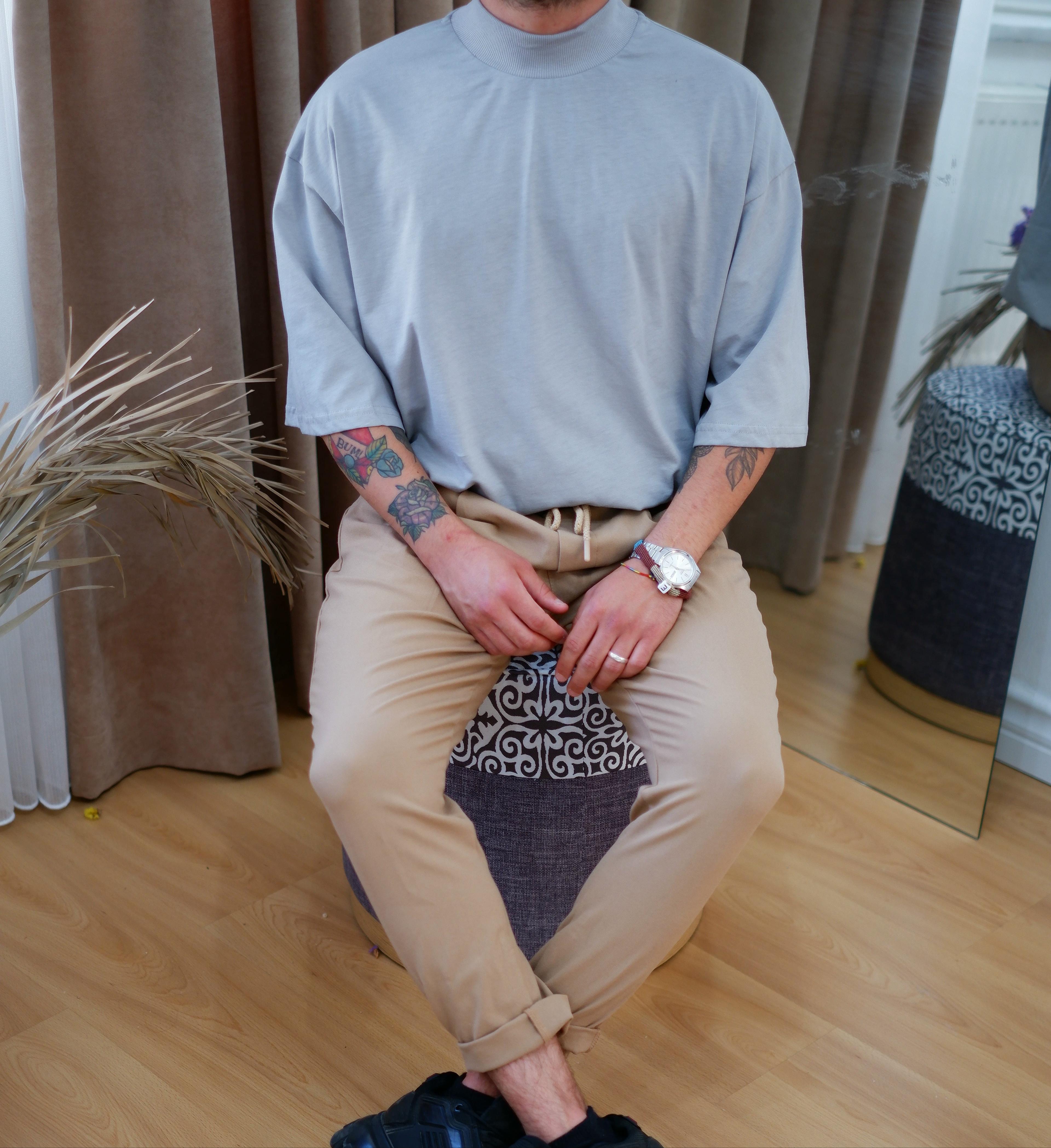 Smoke Gray Wsw Ekstra Oversize Tshirt