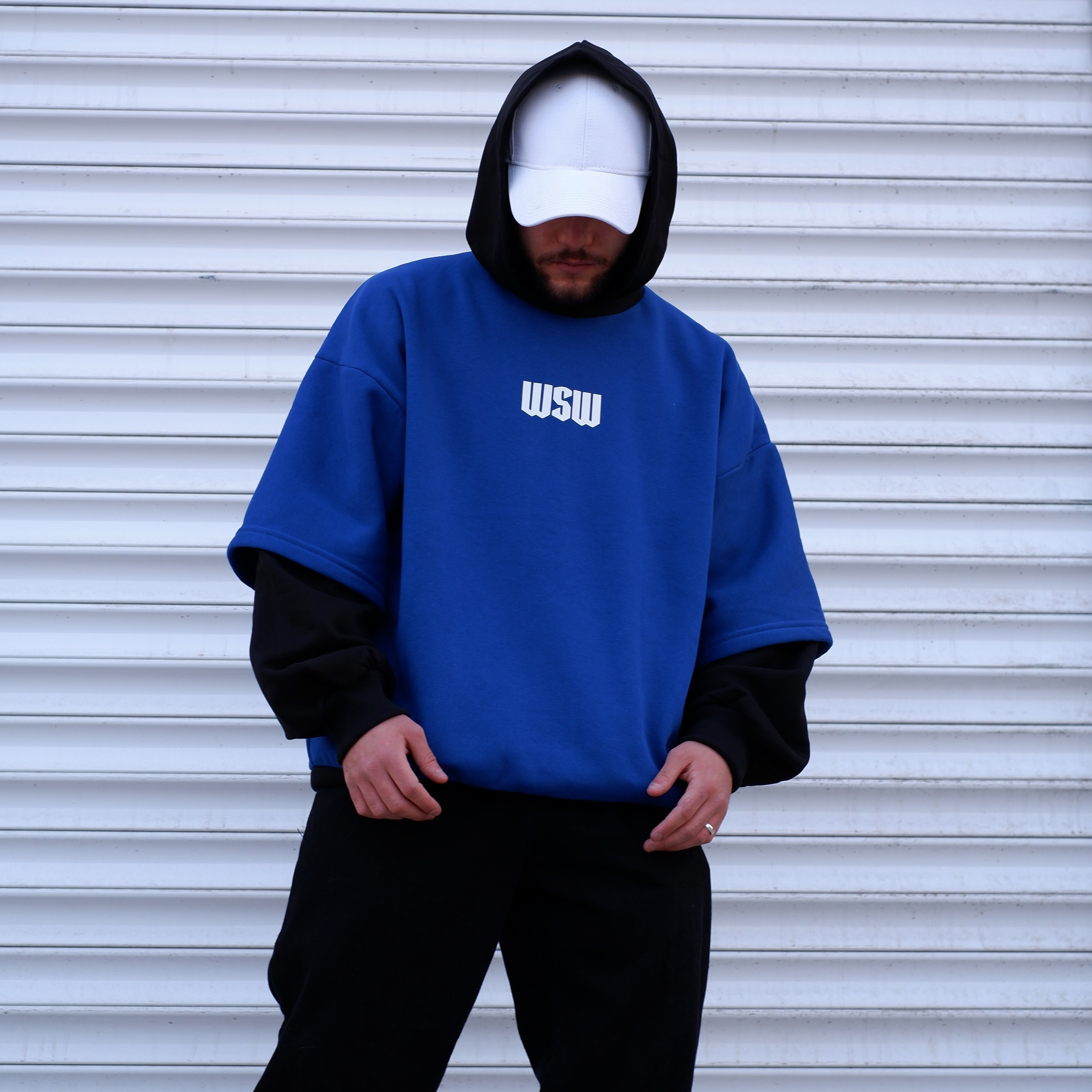 Çift Katlı Ekstra Oversize Hoodie