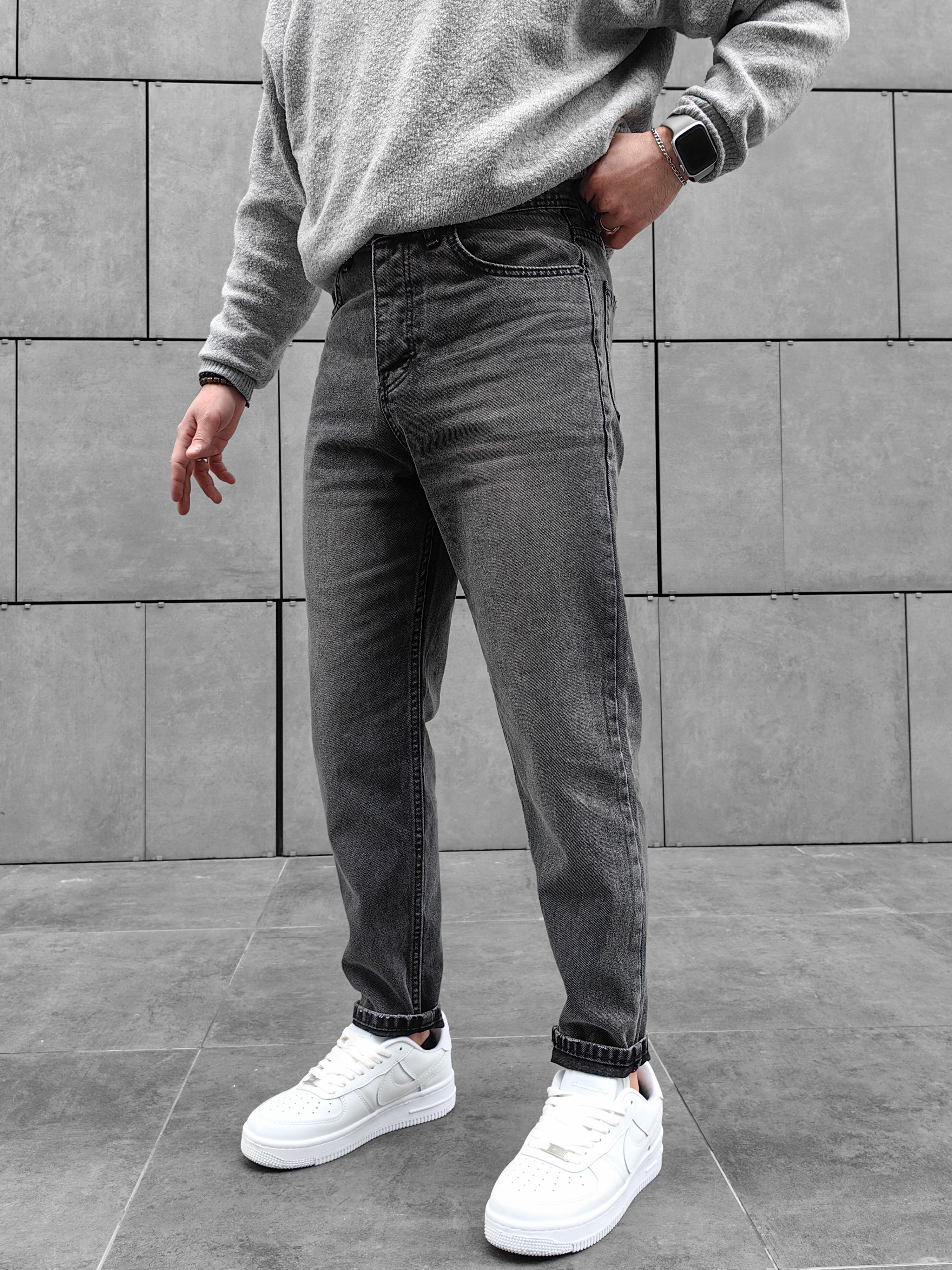 Antrasit Boyfriend Jean