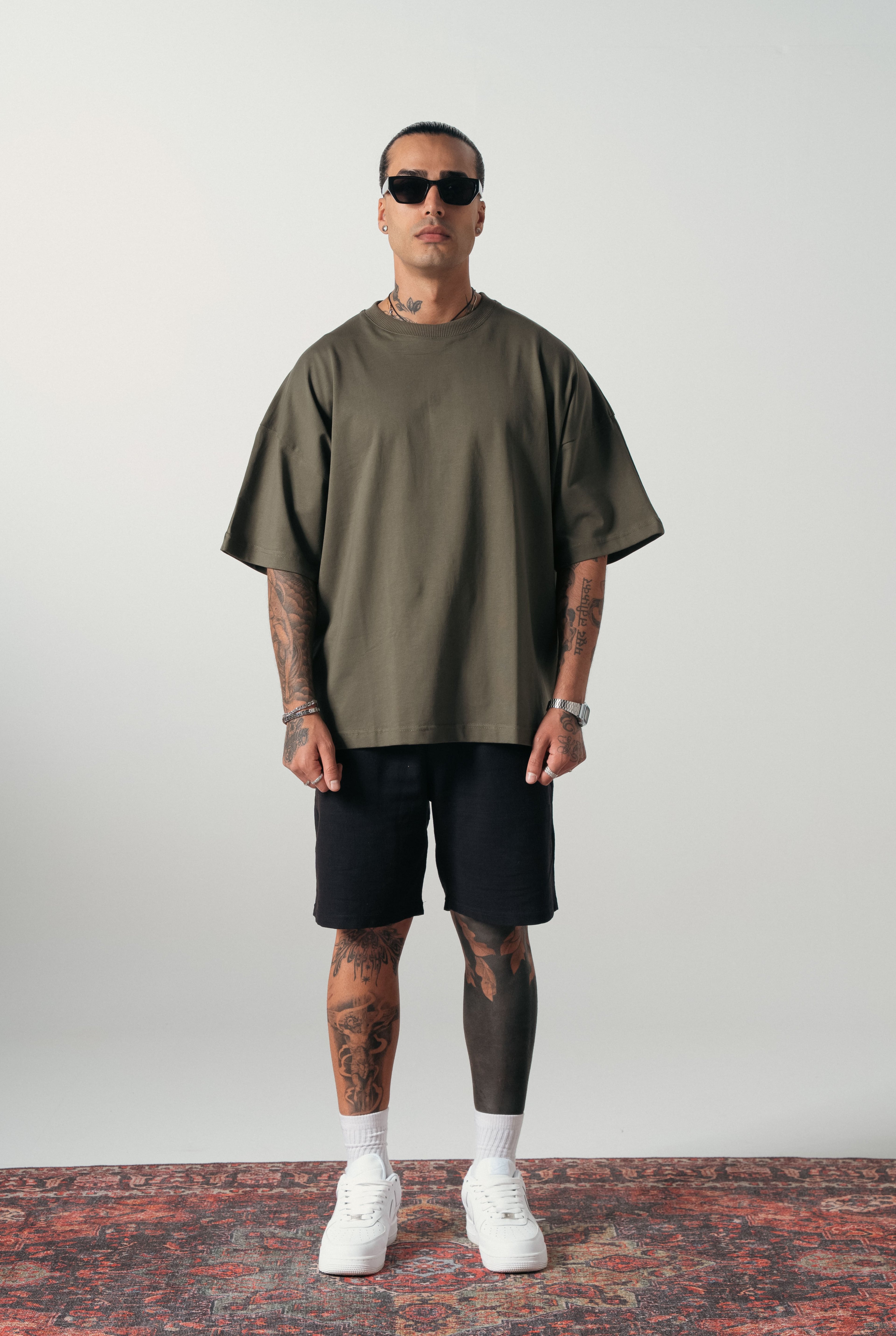 Haki Basic Extra Oversize Tshirt