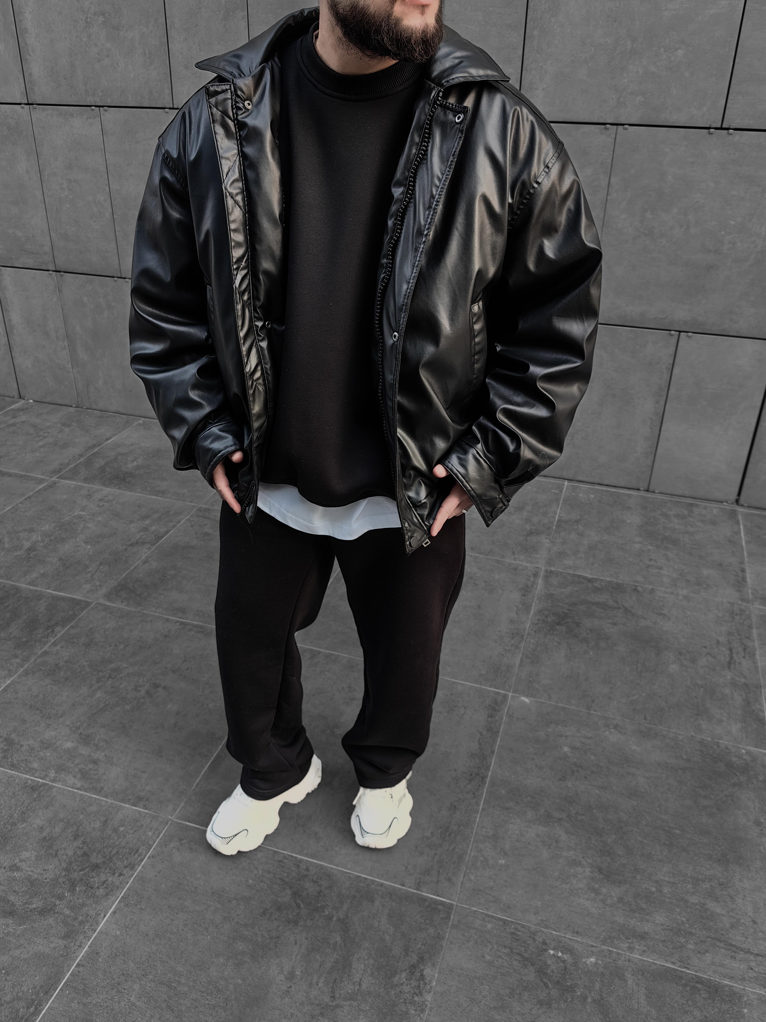 Oversize Deri Ceket