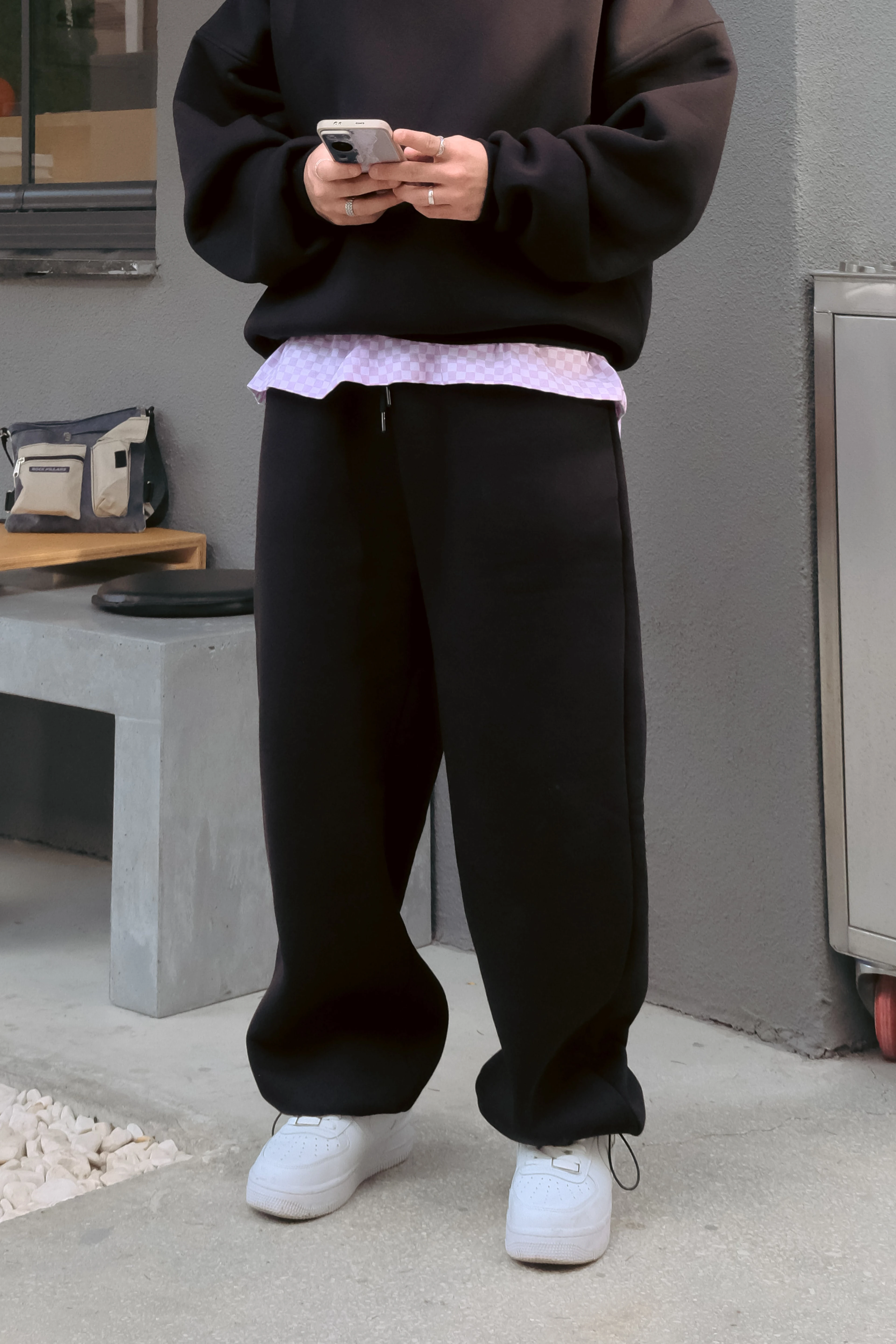 Siyah Baggy Eşofman (Premium Ürün)