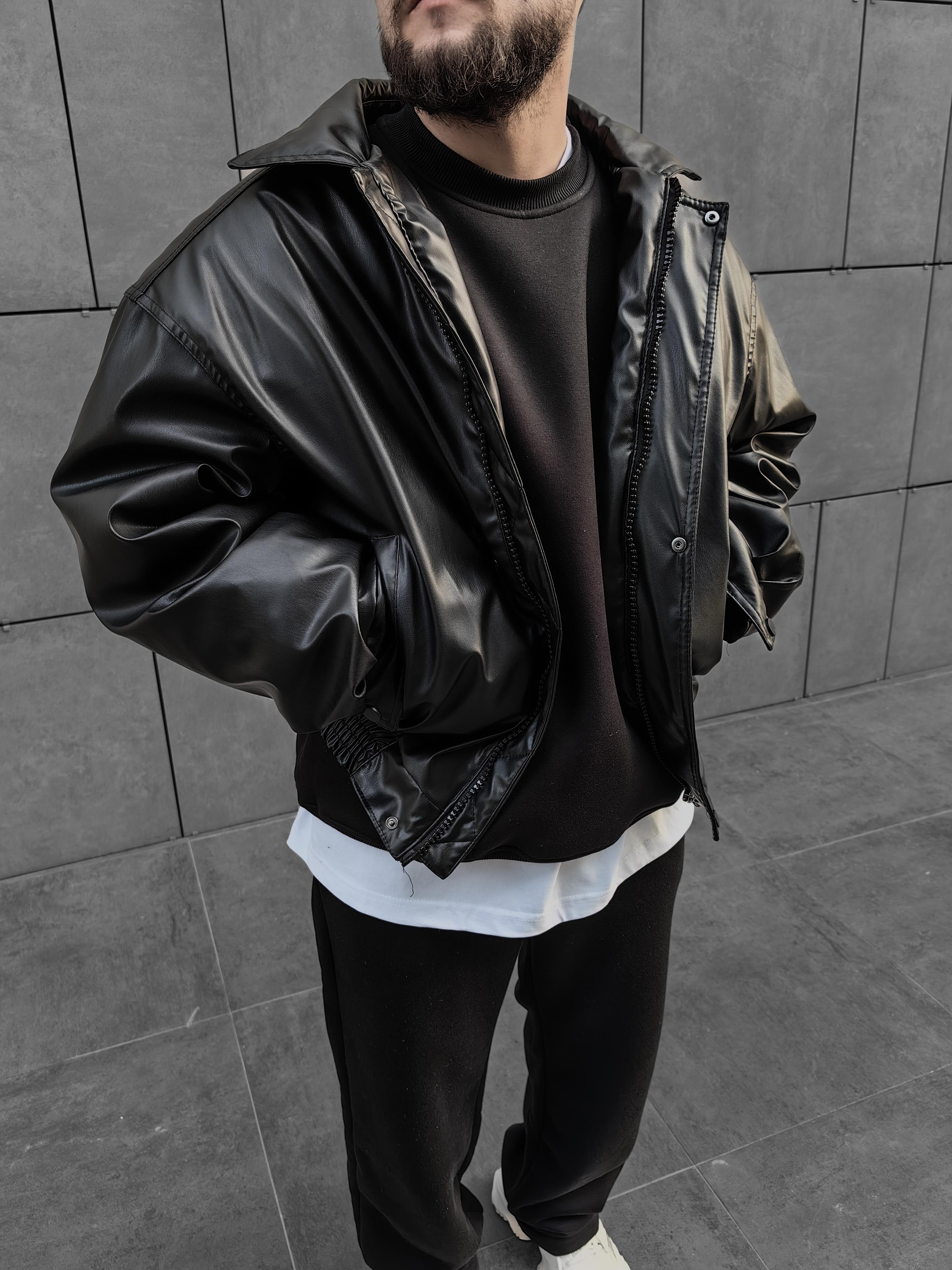 Oversize Deri Ceket
