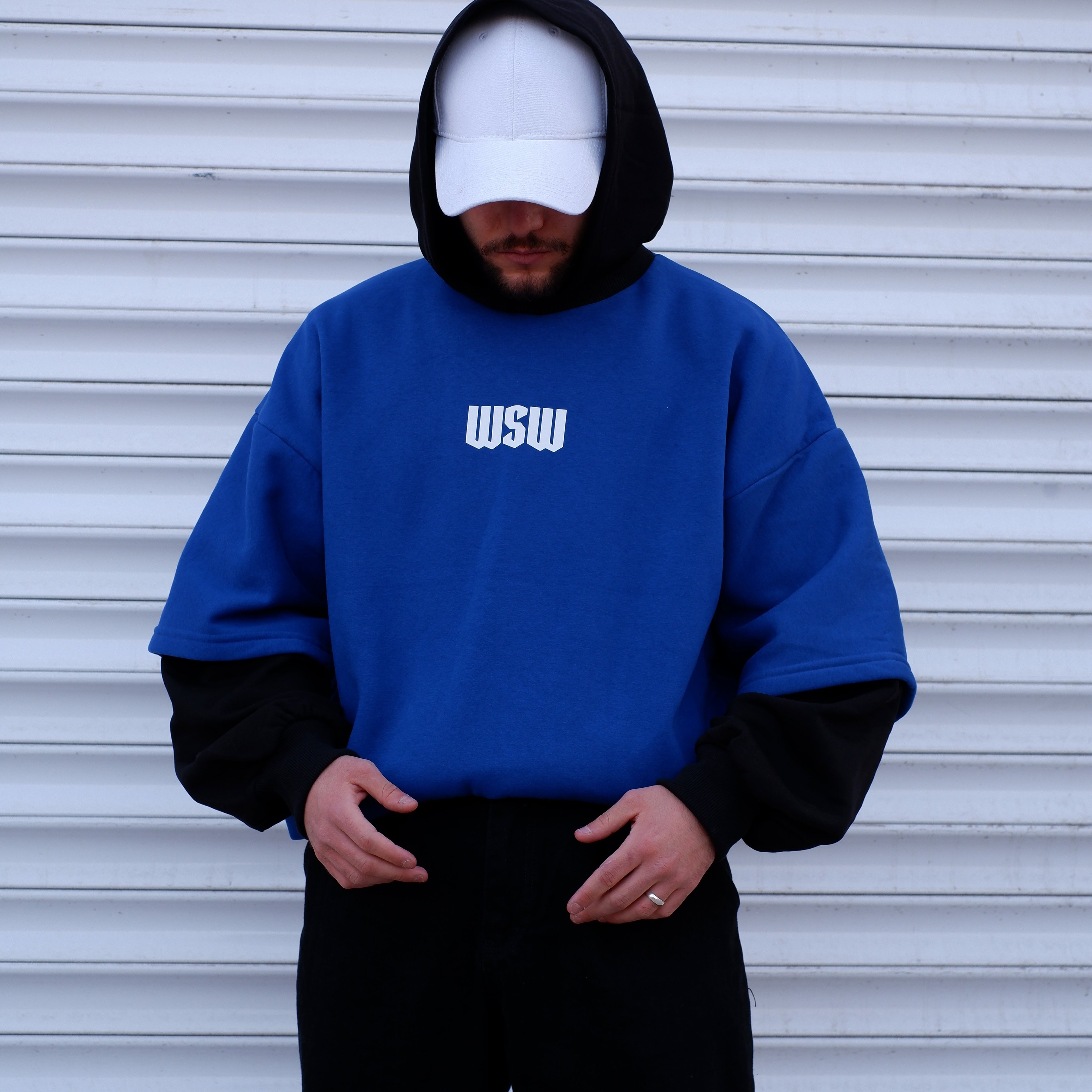 Çift Katlı Ekstra Oversize Hoodie
