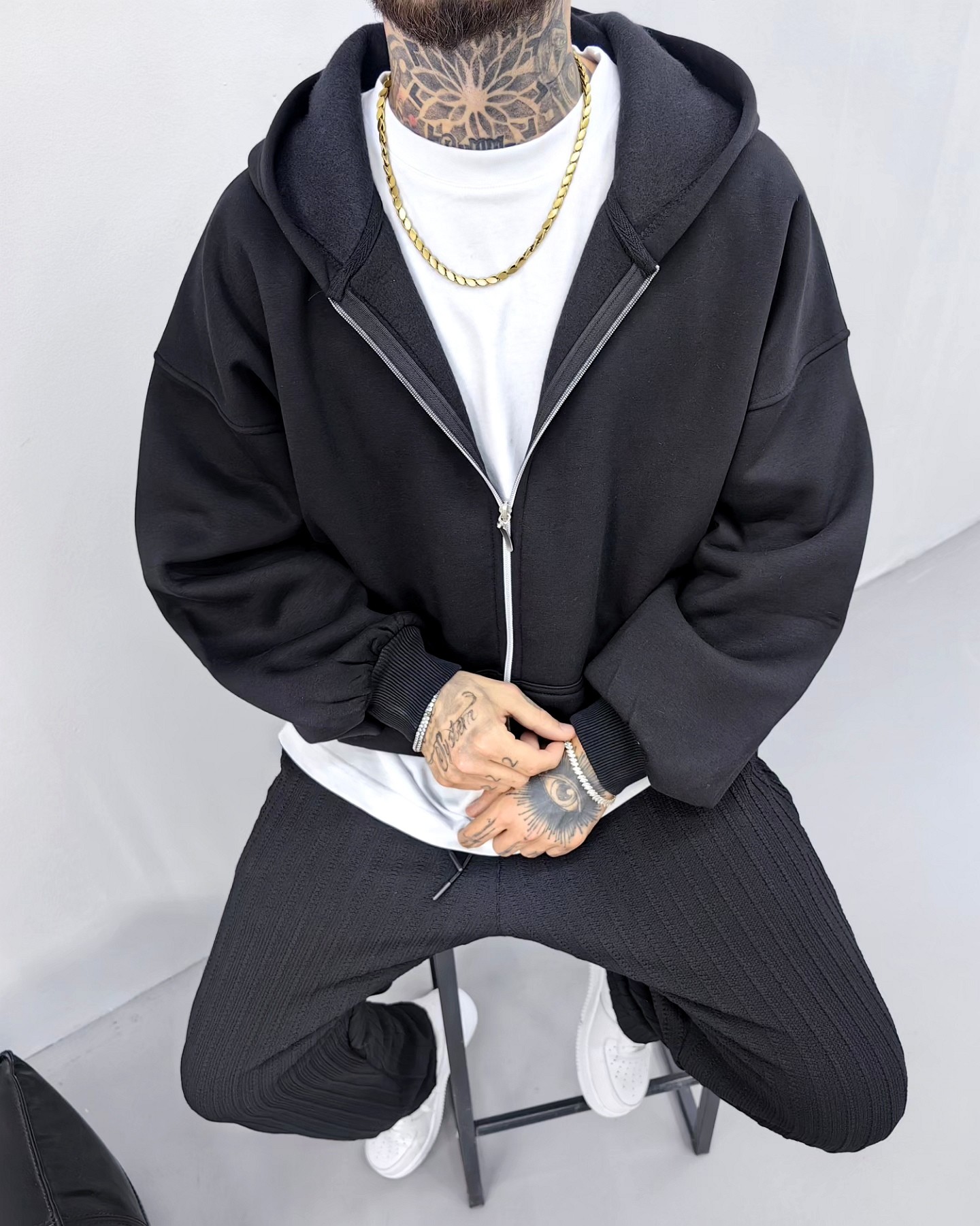 Premium Kalıp Full Zip Hoodie