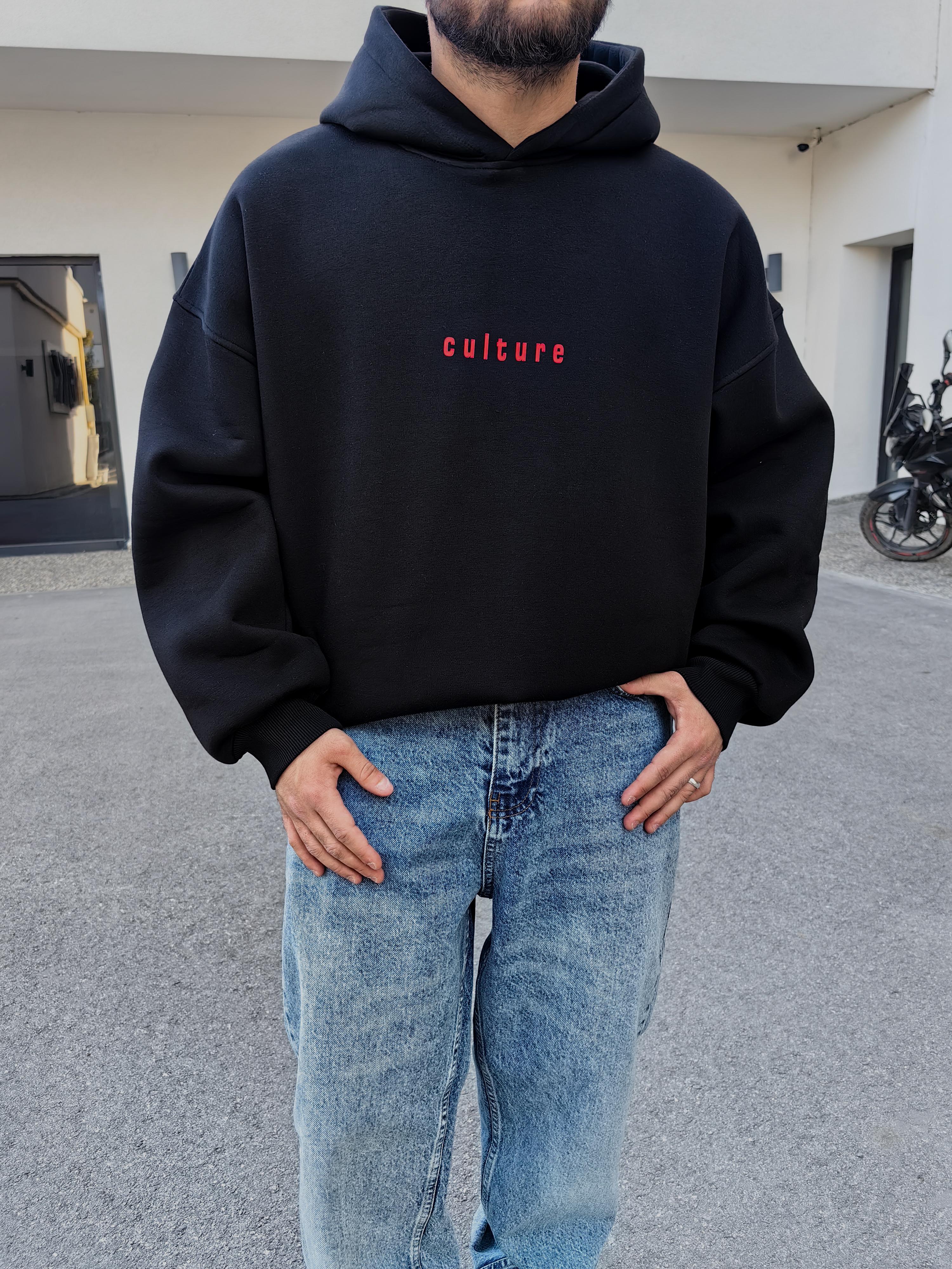 Siyah Culture Extra Oversize Hoodie