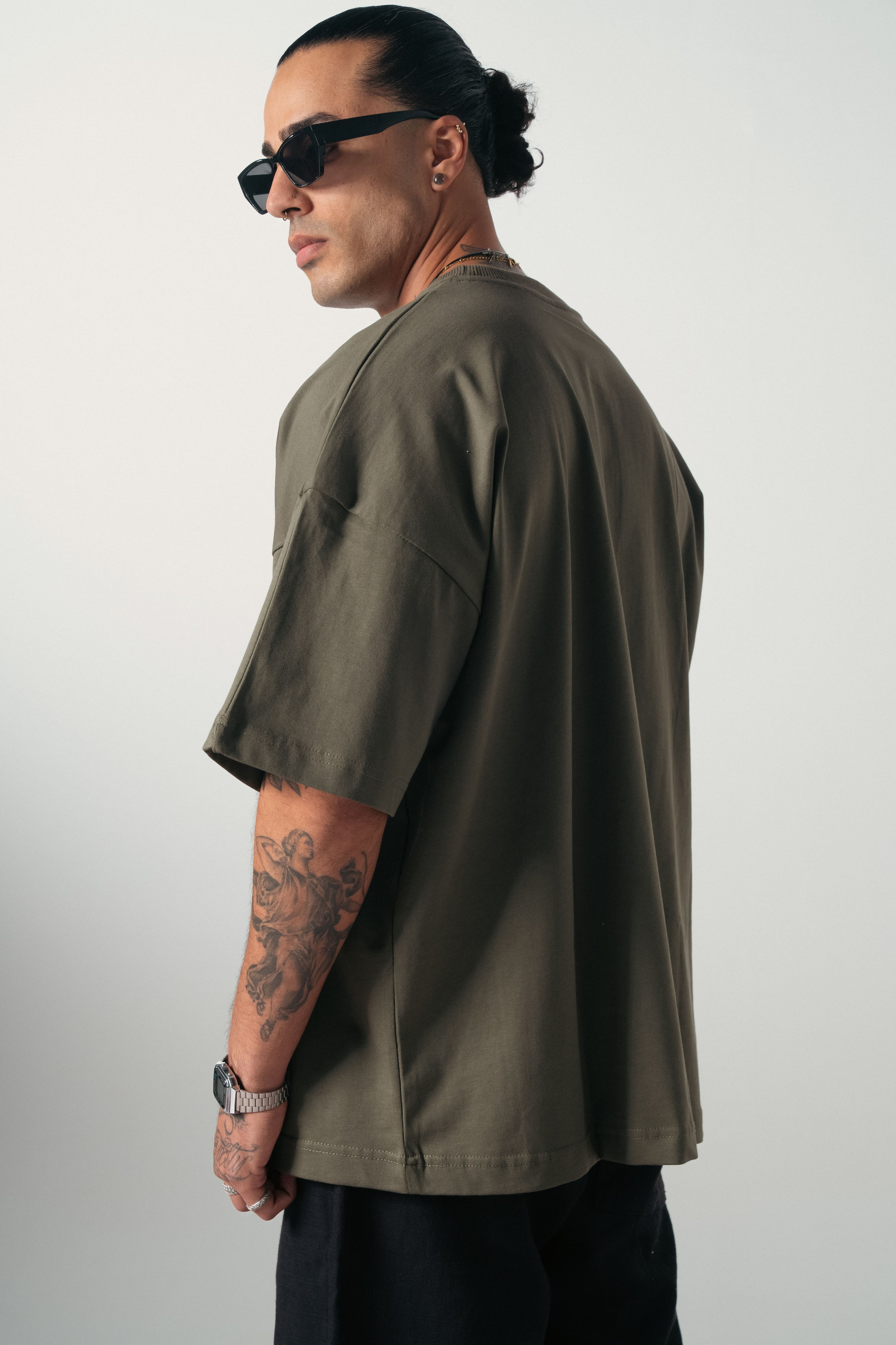 Haki Basic Extra Oversize Tshirt