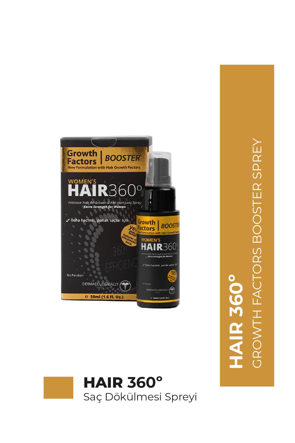 Hair360 Kadın Saç Dökülmesi Spreyi