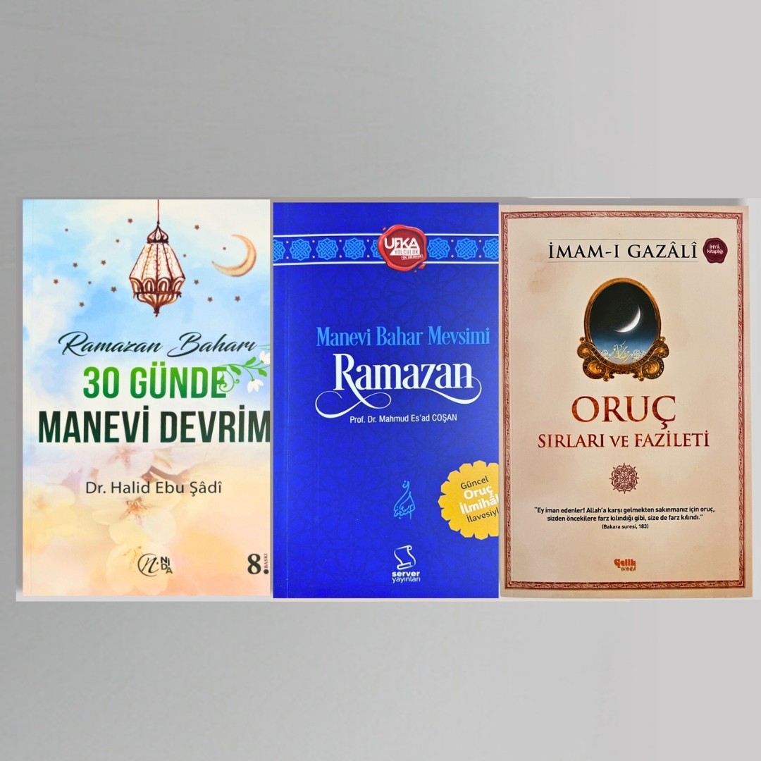 Mübarek Ramazan'a Özel 3 Kitaplık Set