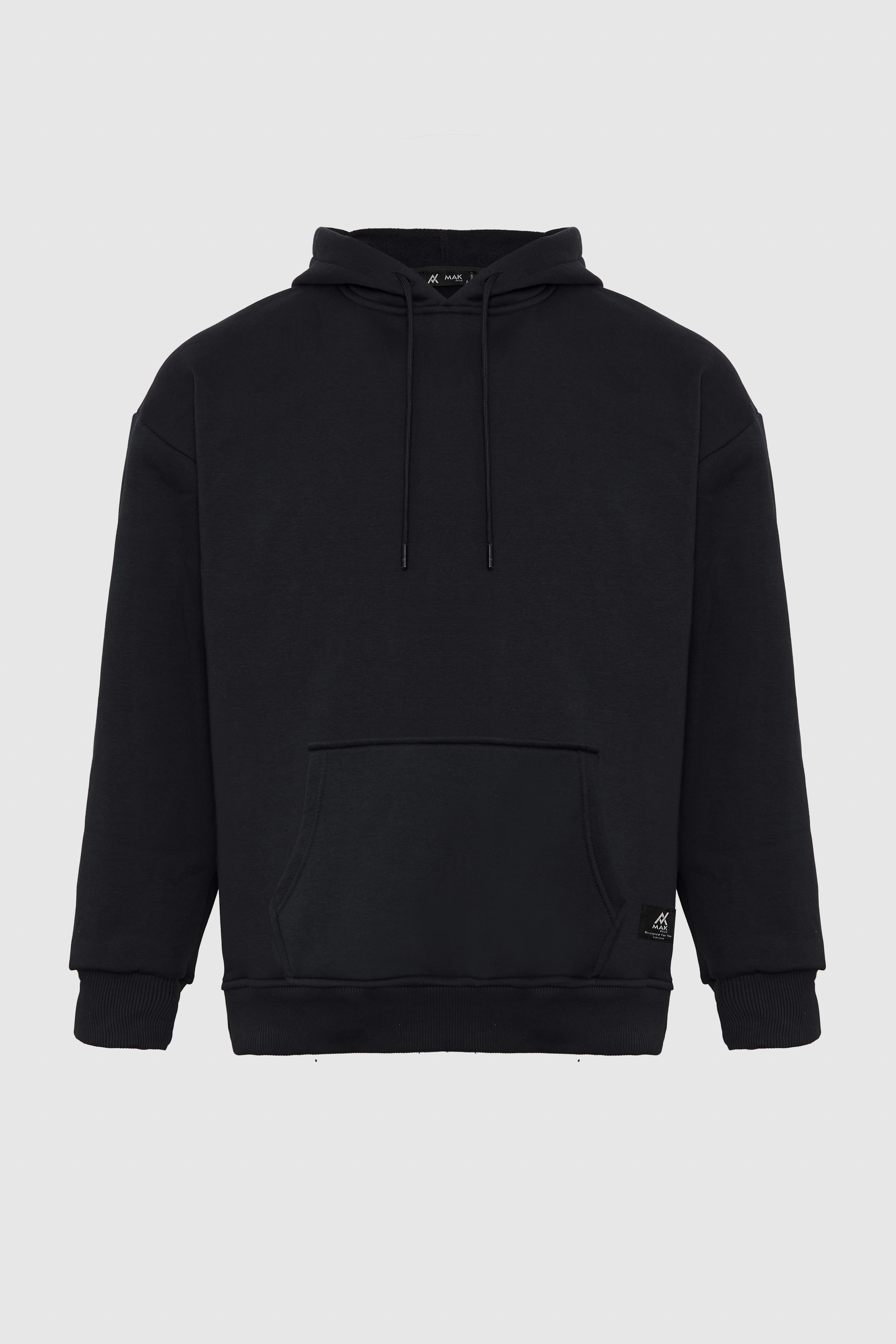 MAK Oversize Unisex Hoodie - Şardonsuz