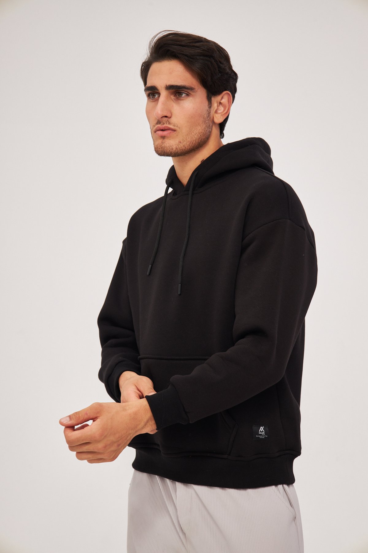 MAK Oversize Unisex Hoodie - Şardonlu