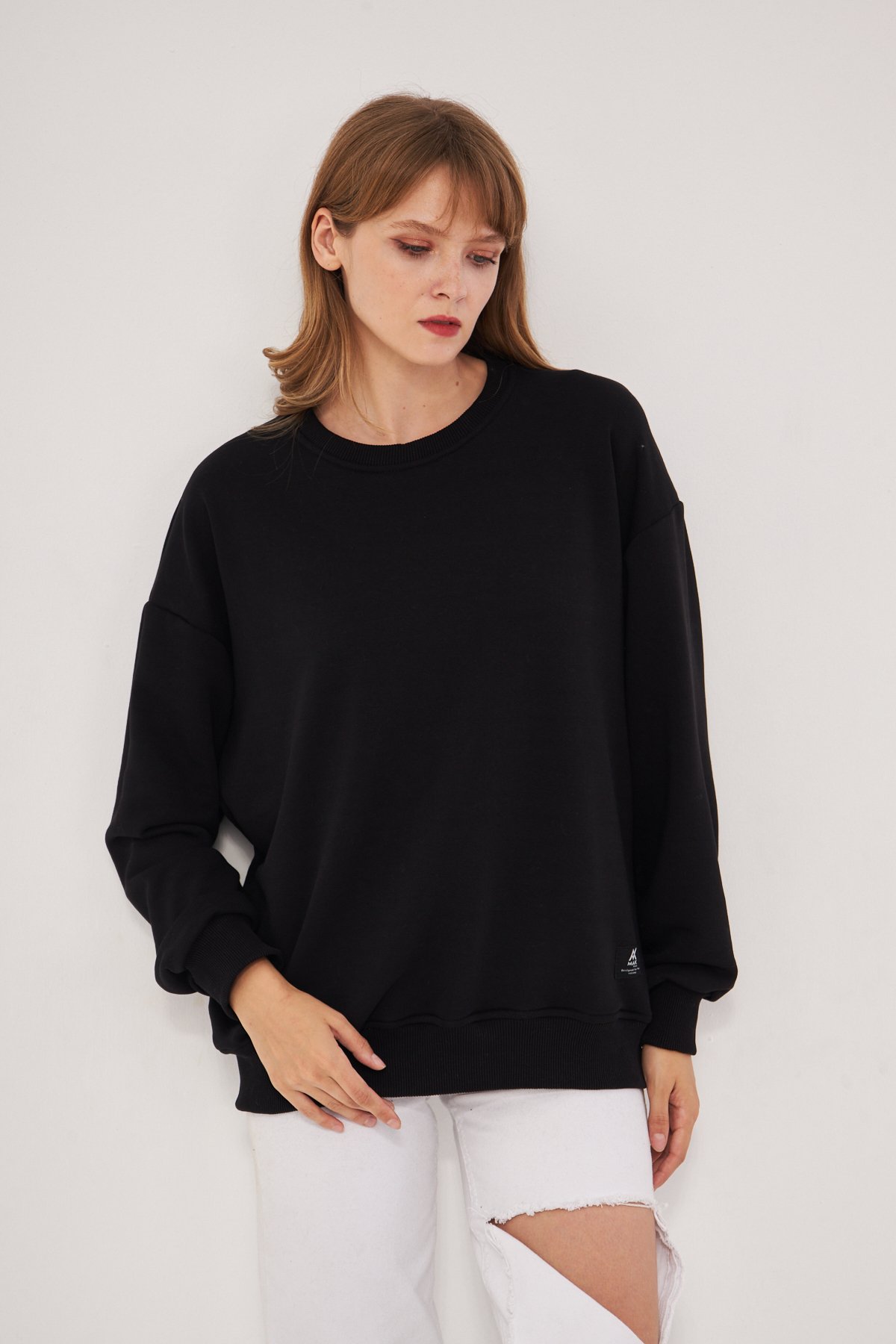 MAK Oversize Unisex Sweatshirt - Şardonsuz