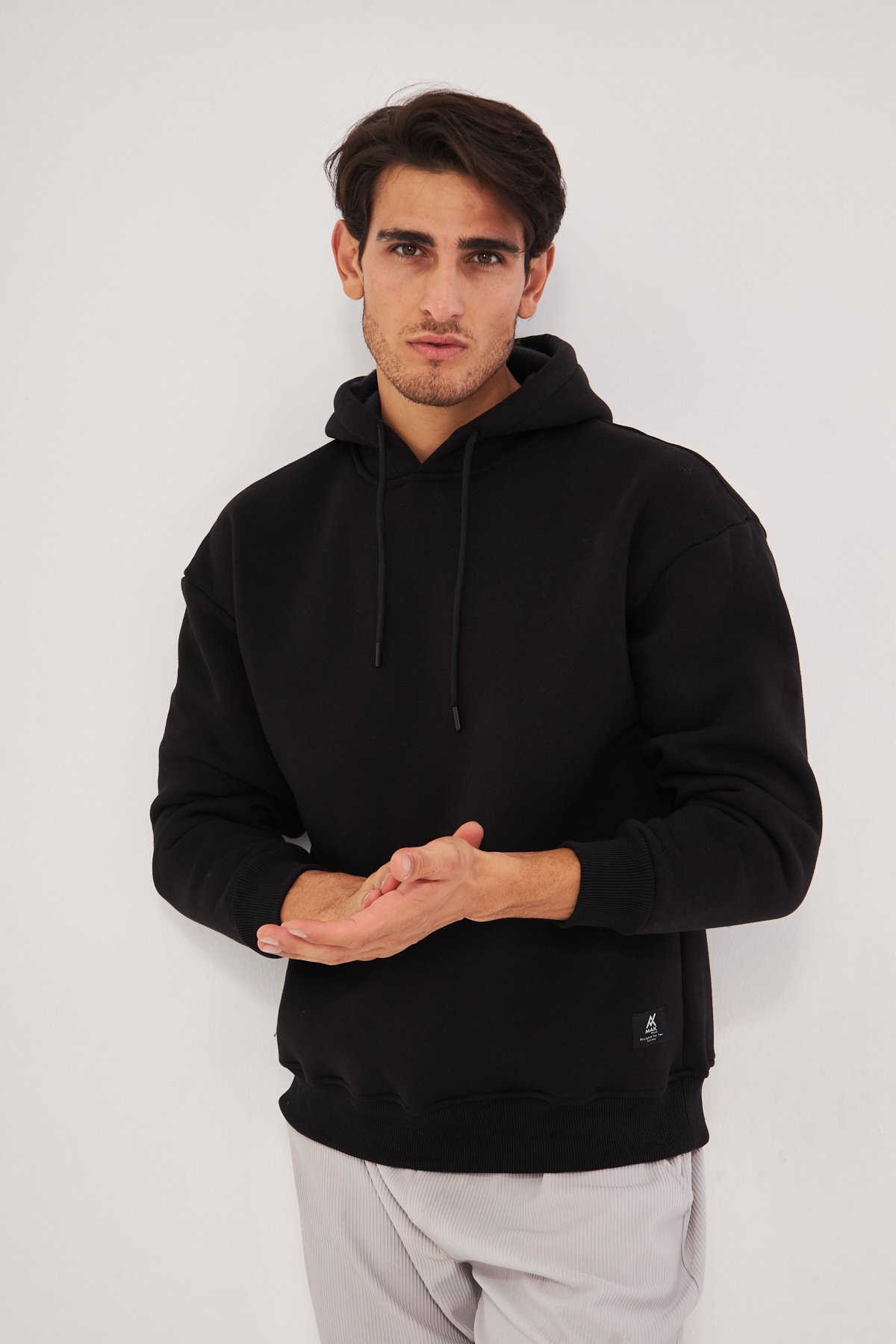 MAK Oversize Unisex Hoodie - Şardonlu