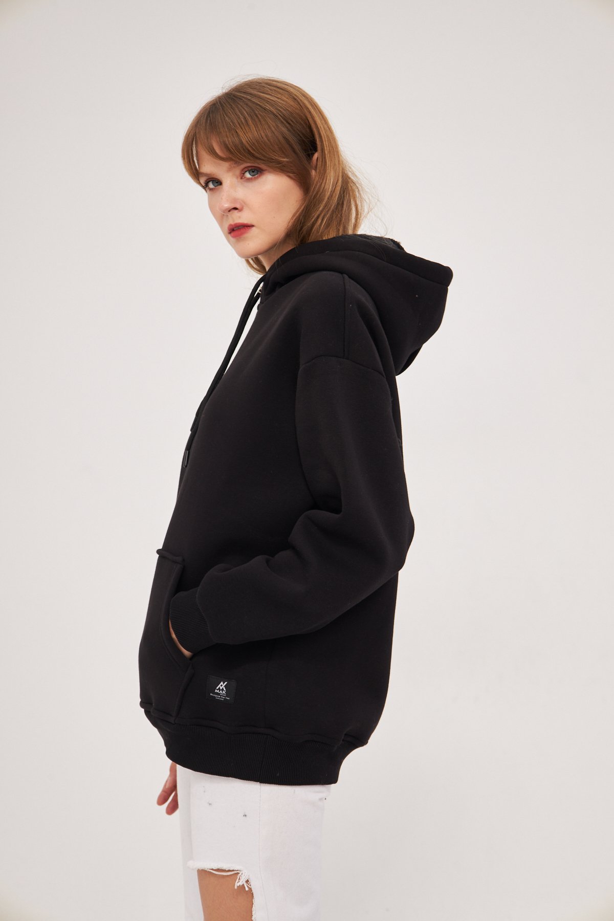 MAK Oversize Unisex Hoodie - Şardonlu