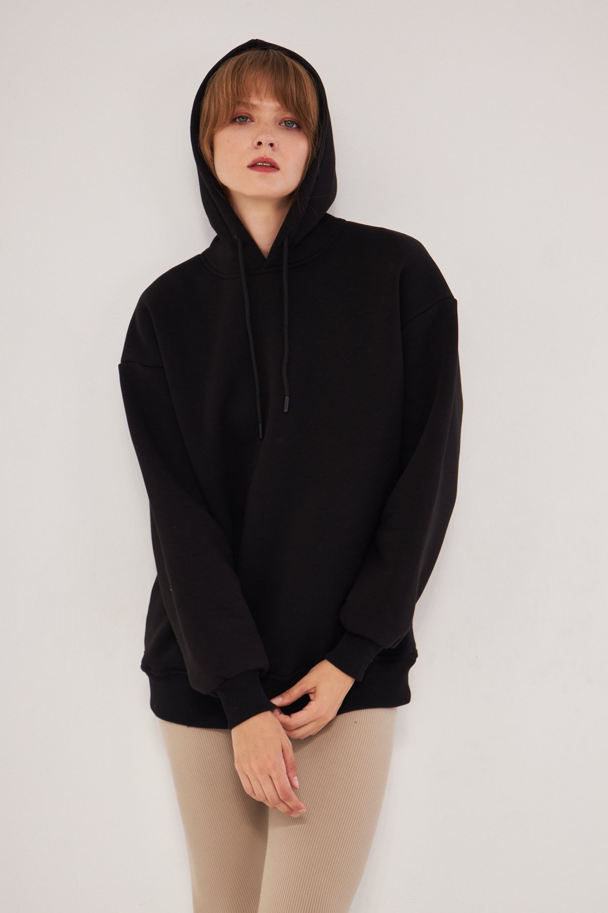 MAK Oversize Unisex Hoodie - Şardonlu