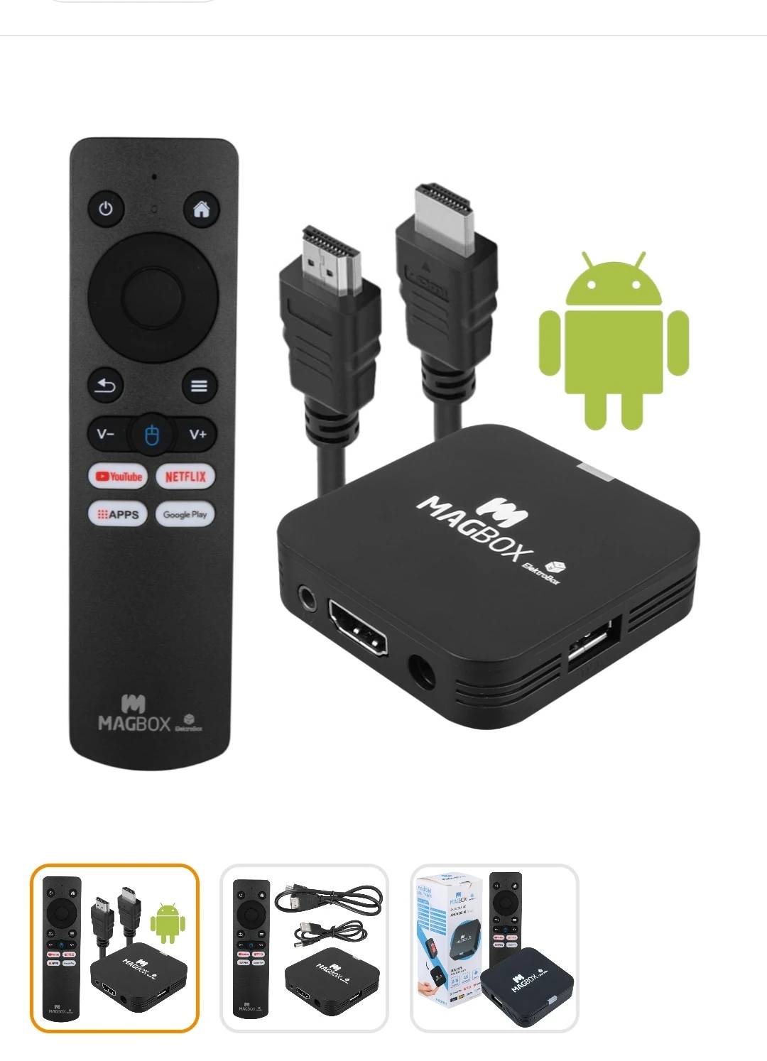 Magbox Electrobox 2 GB Ram H313 Işlemci 16 GB HDD 4K Ultra Hd Androıd Box (Androıd 10)