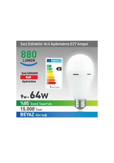 NEXT LED ANPUL BEYAZ 9 W
