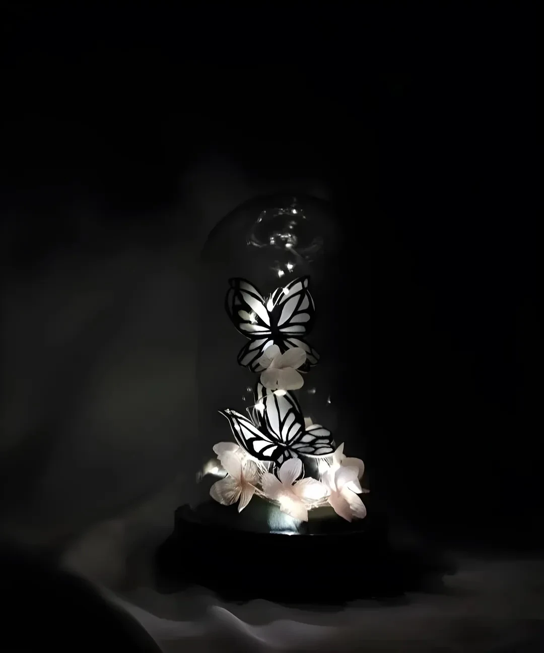 RubikUP - Fanuslu Ledli Yapay Çiçek