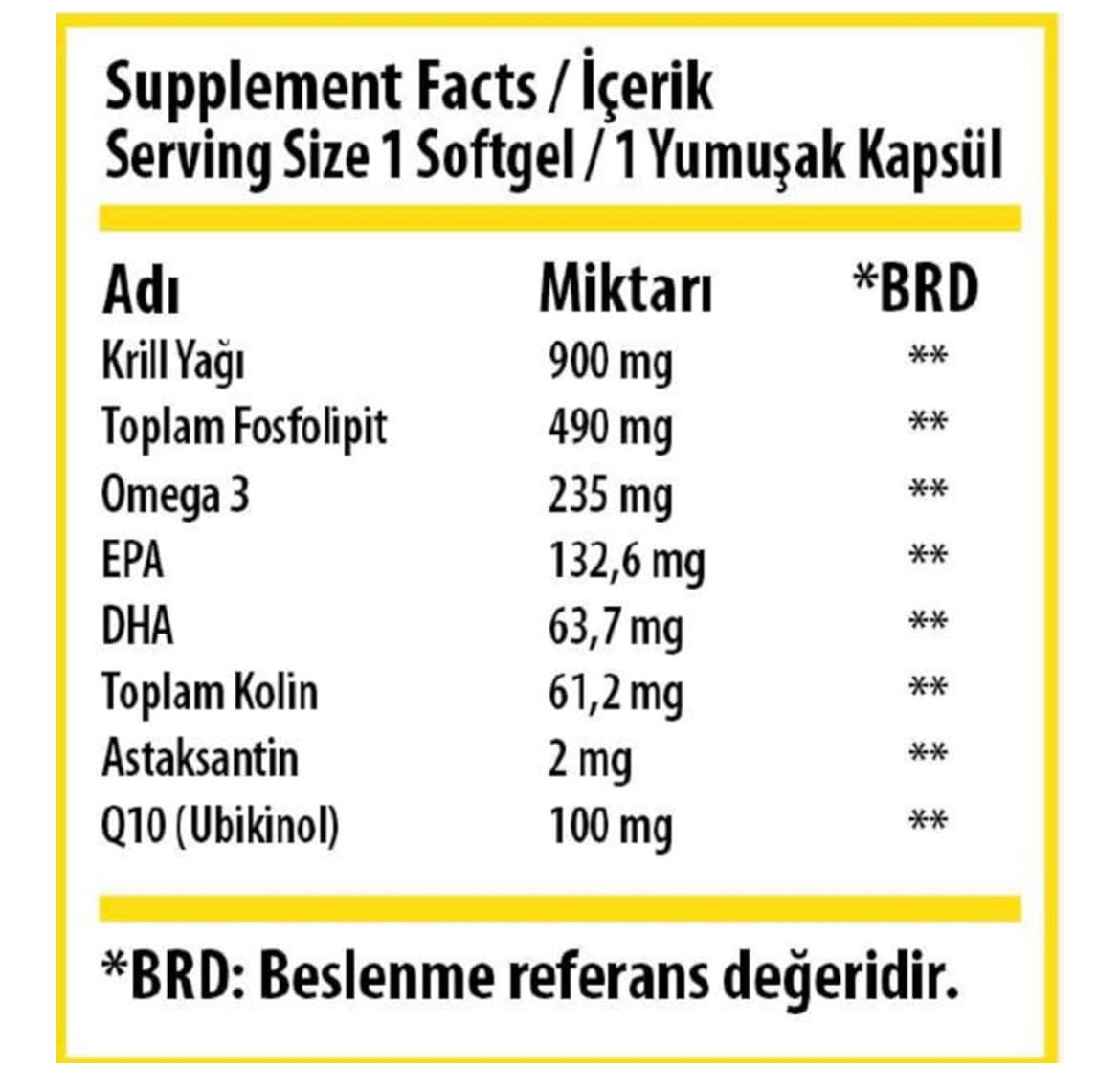 Bork Pure Krill Oil Q10 Soft Gel 30 Kapsül