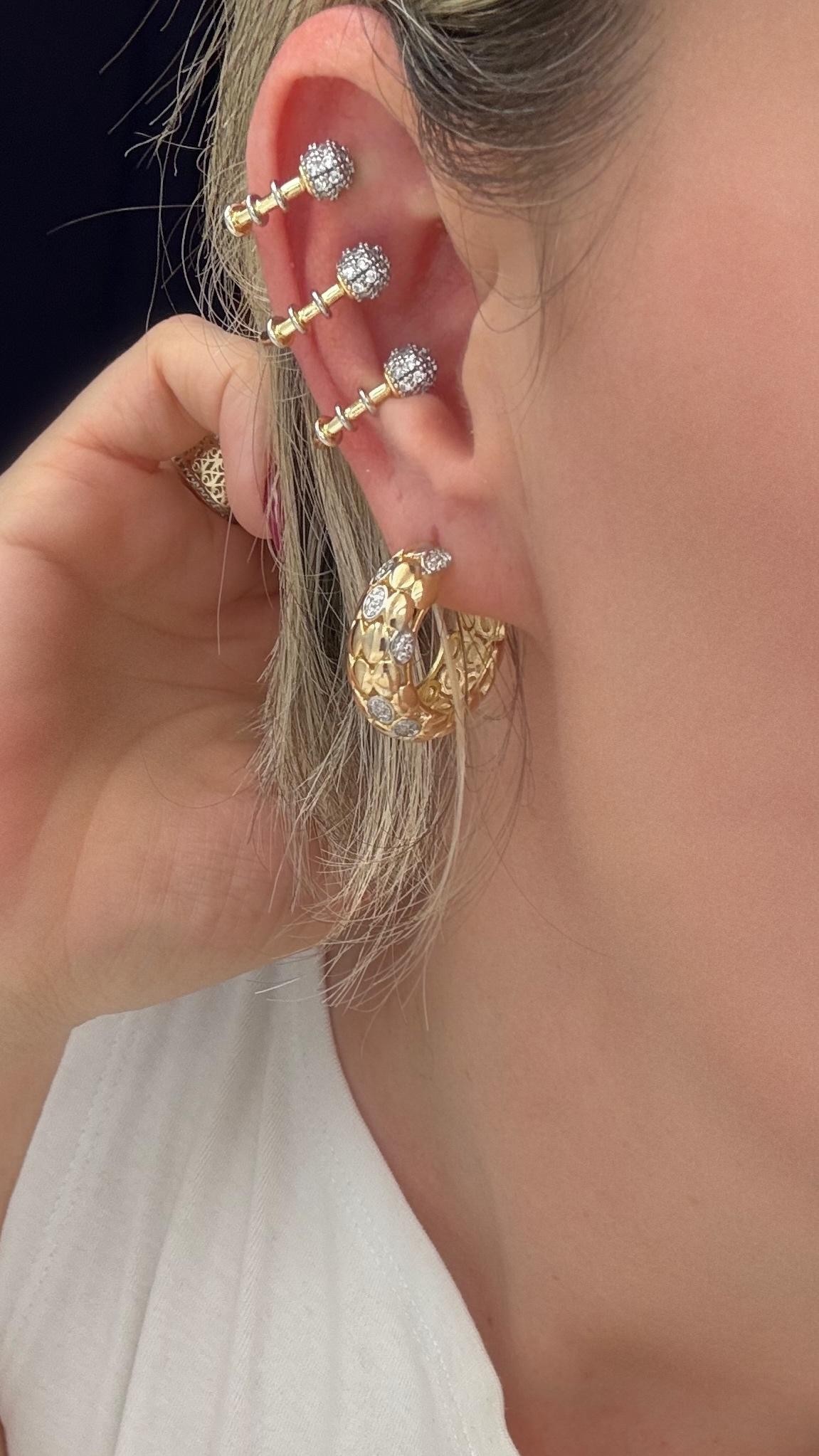 2 RENKLİ KIKIRDAK GOLD HALKA KÜPE KOMBİN 559