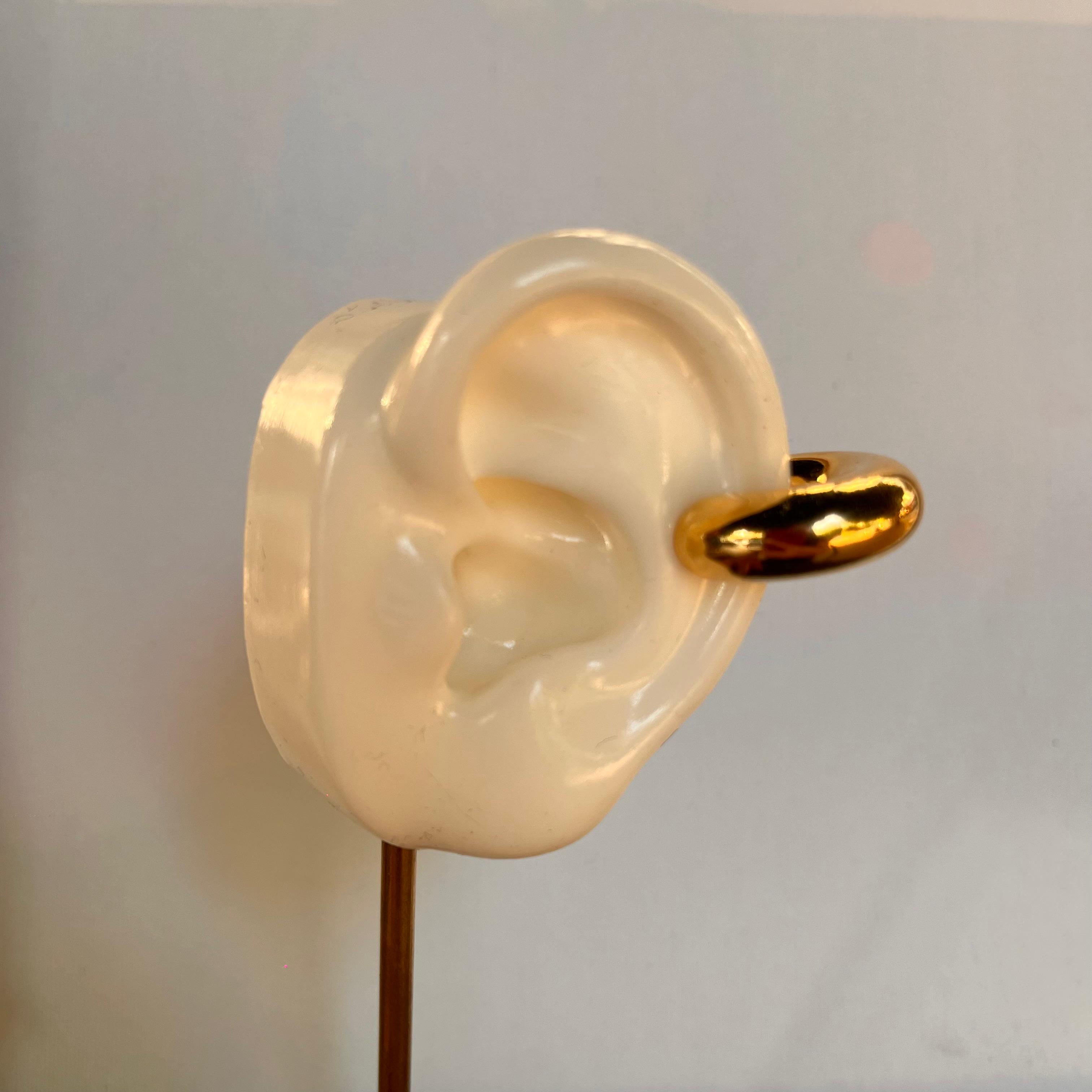 Boru Halka Gold Kıkırdak Küpe 1194