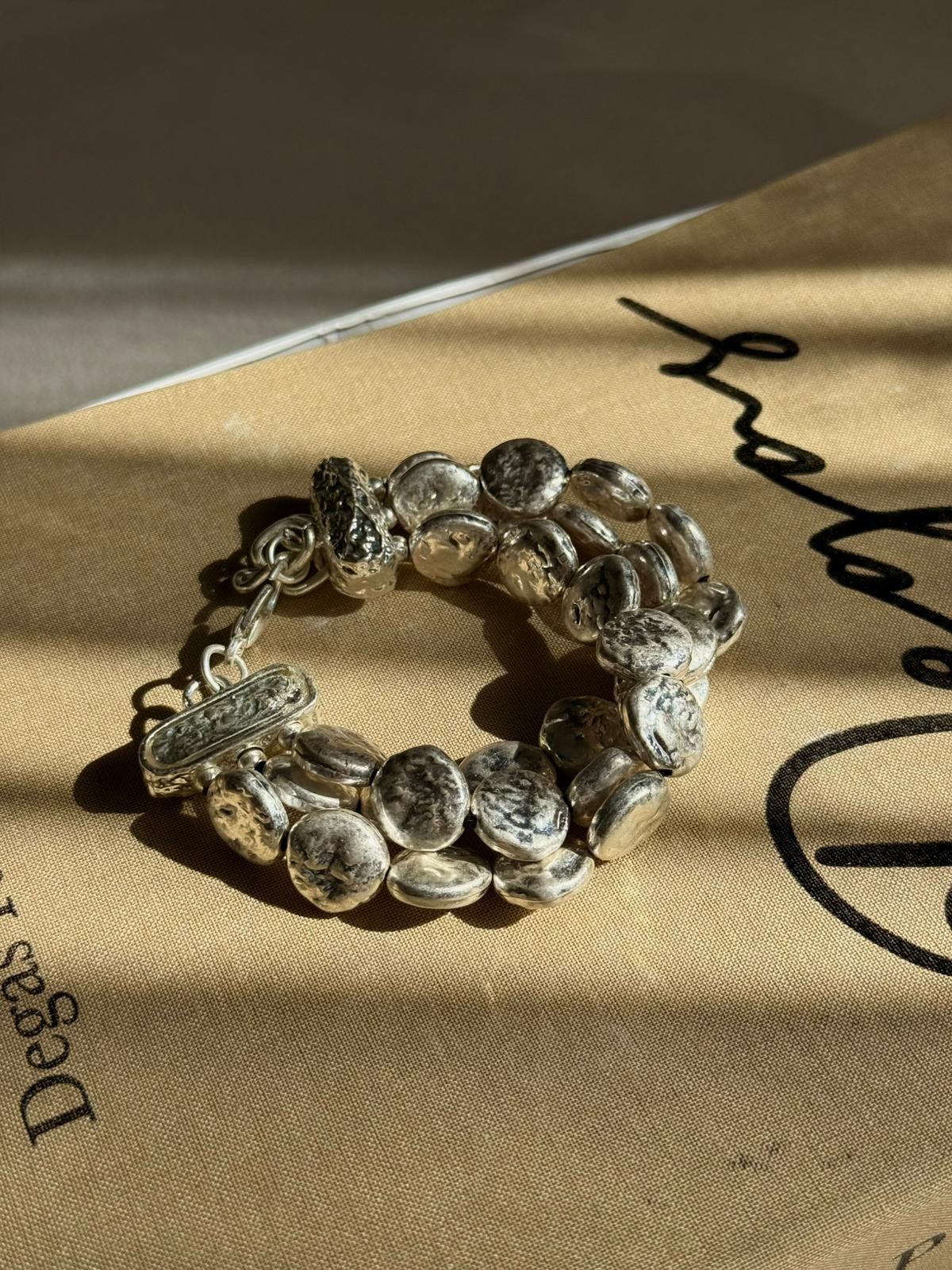 Eskitme Silver Renk Bileklik 881