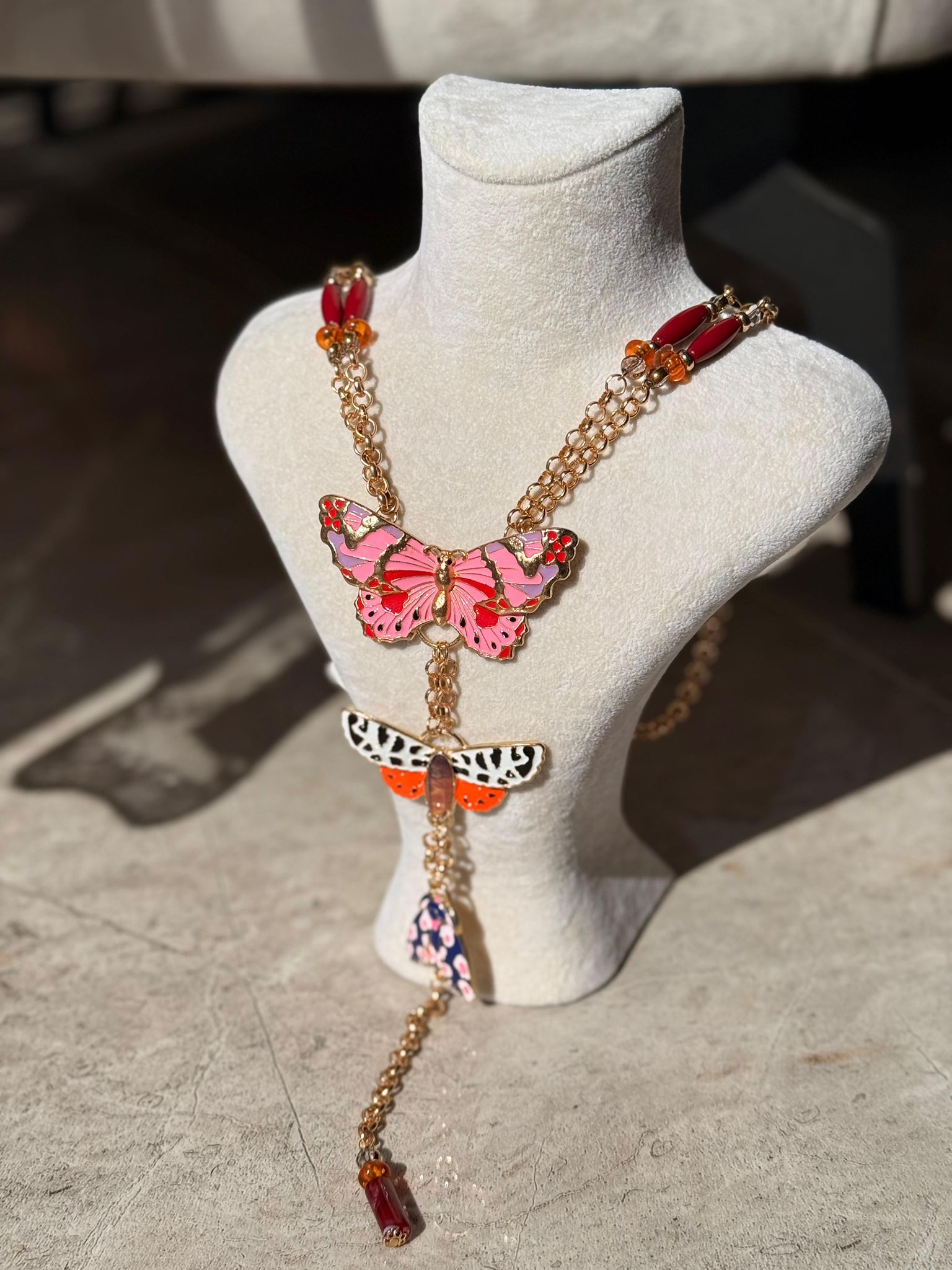 Zr Model Kelebek Kolye 1162 