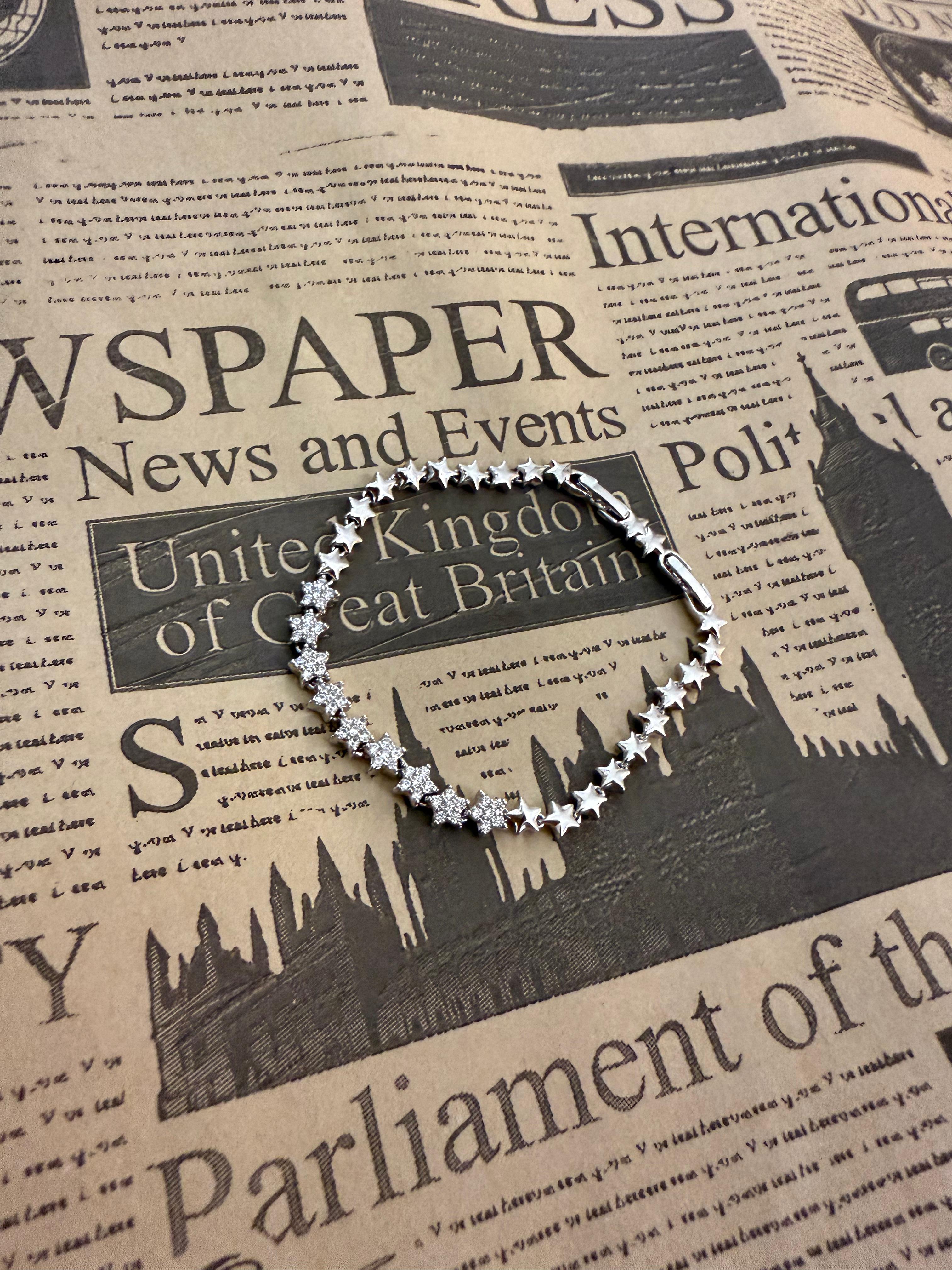 Xuping Zirkon Taşlı Yıldız Şık Bileklik 1244