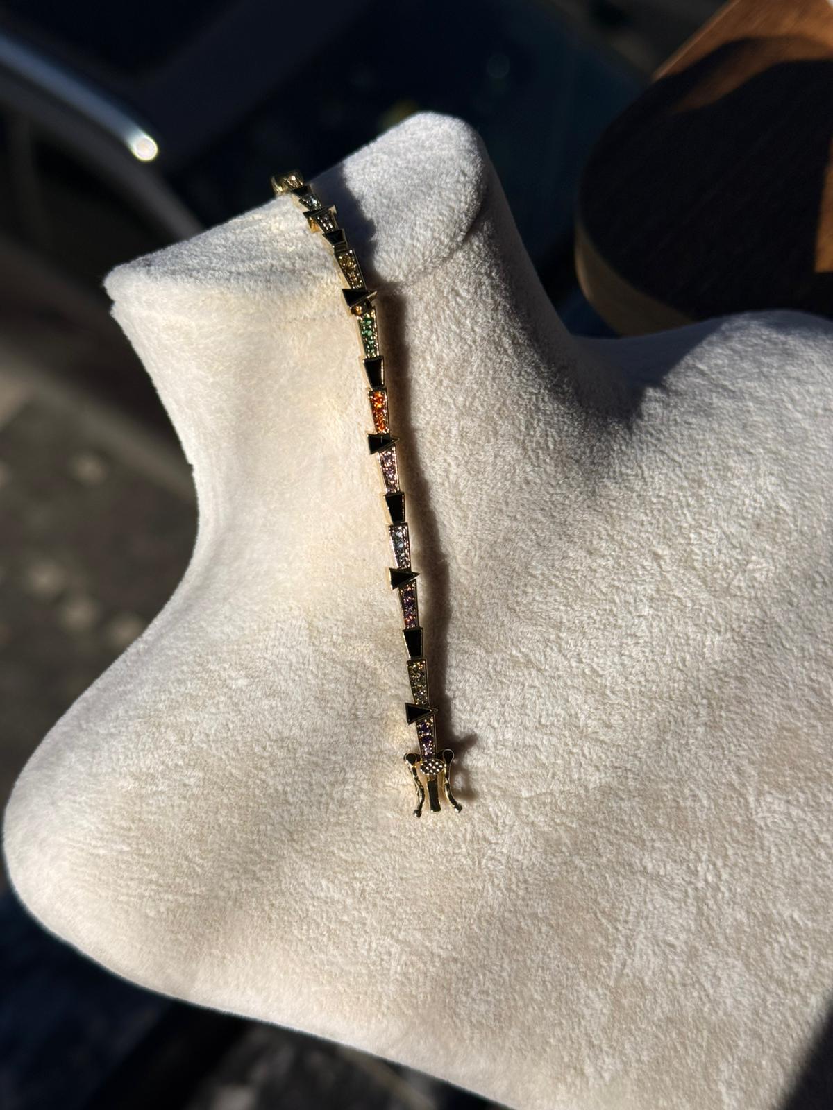 Özel Seri Renkli Taşlı Bileklik 1231