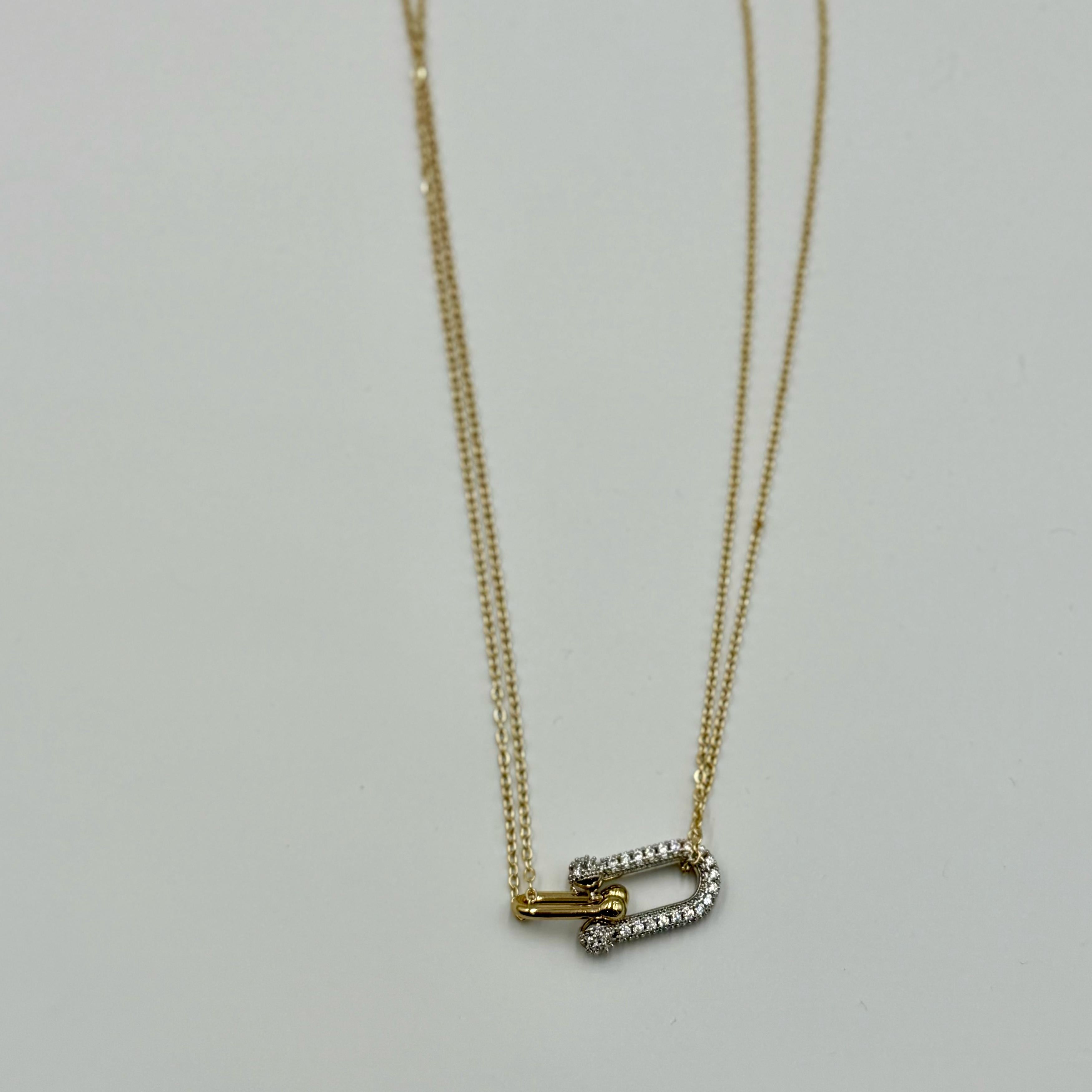 Marka Model Gold Çelik Kolye 486
