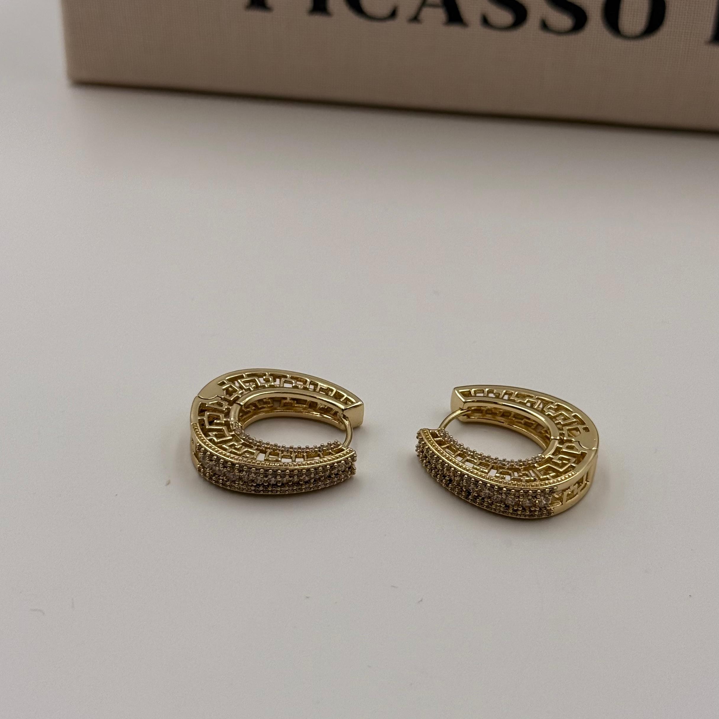 XUPİNG GOLD TAŞLI KÜPE 518