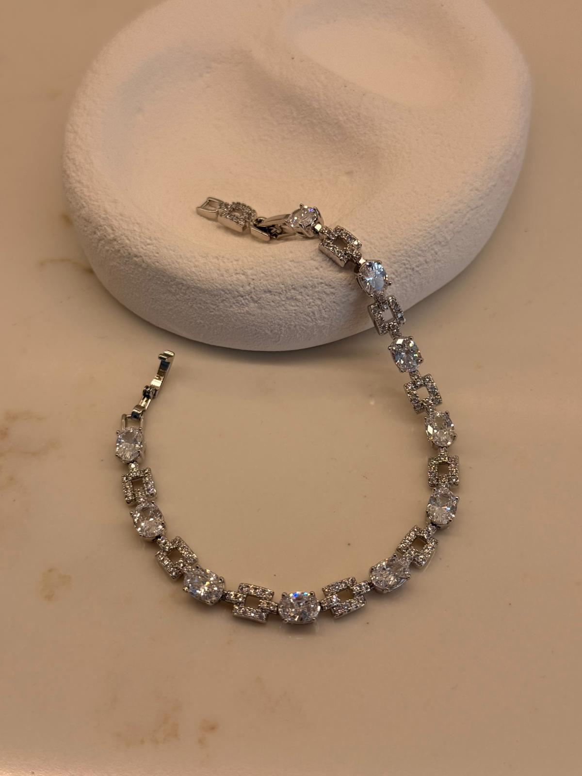 Zirkon Taşlı Silver Xuping Bileklik 1130