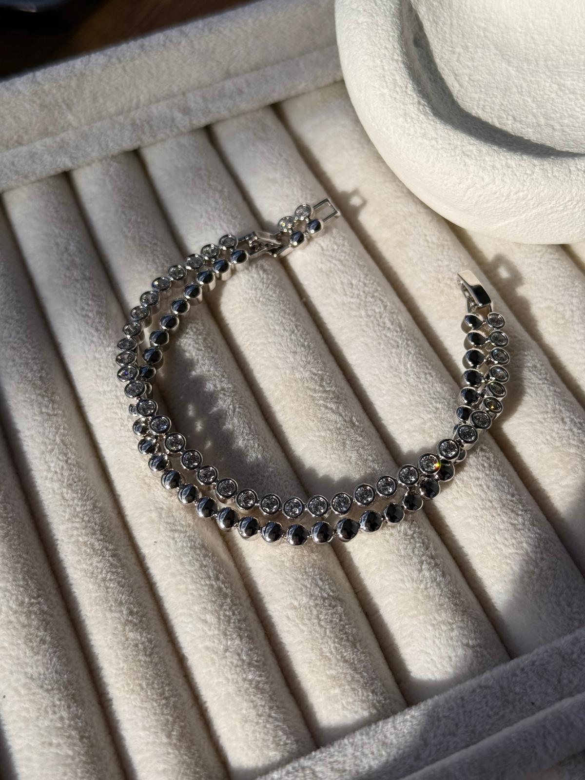 Xuping Silver Su Yolu İkili Bileklik 1306