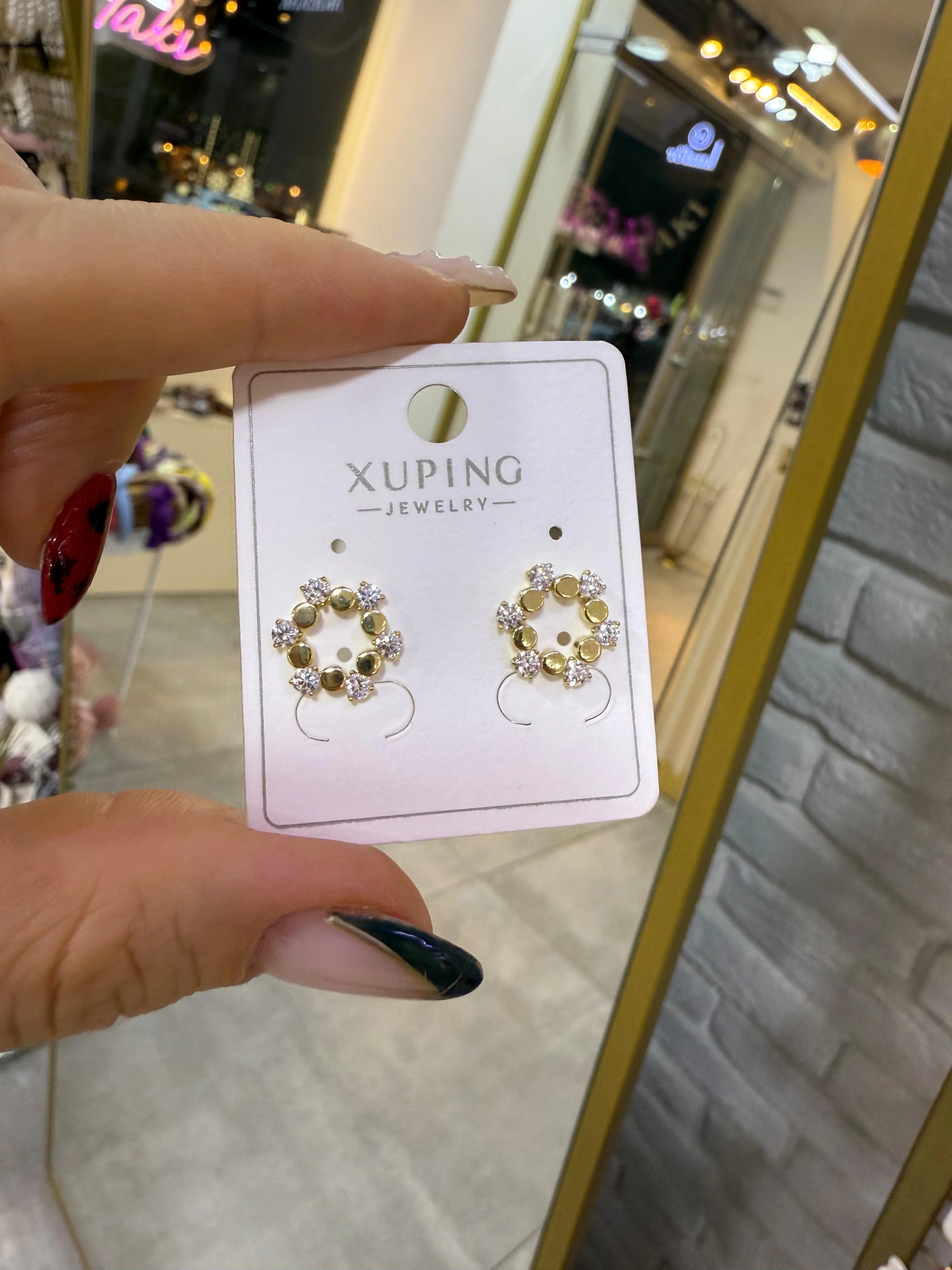 Zirkon Taşlı Minimal Xuping Küpe 988