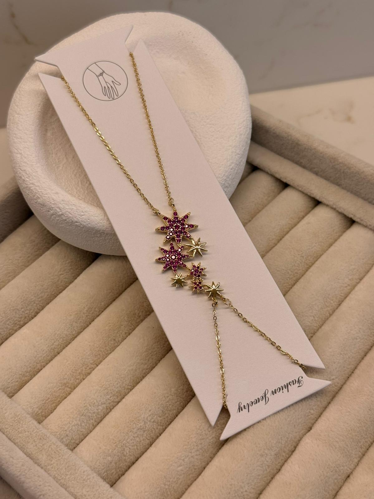 Zirkon Taşlı Sıralı Yıldızlı Vip Model Şahmeran 838