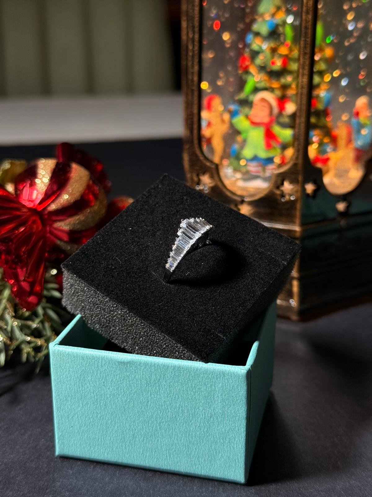 Xuping Baget Taşlı Numaralı Silver Yüzük (7-8-9) 1272