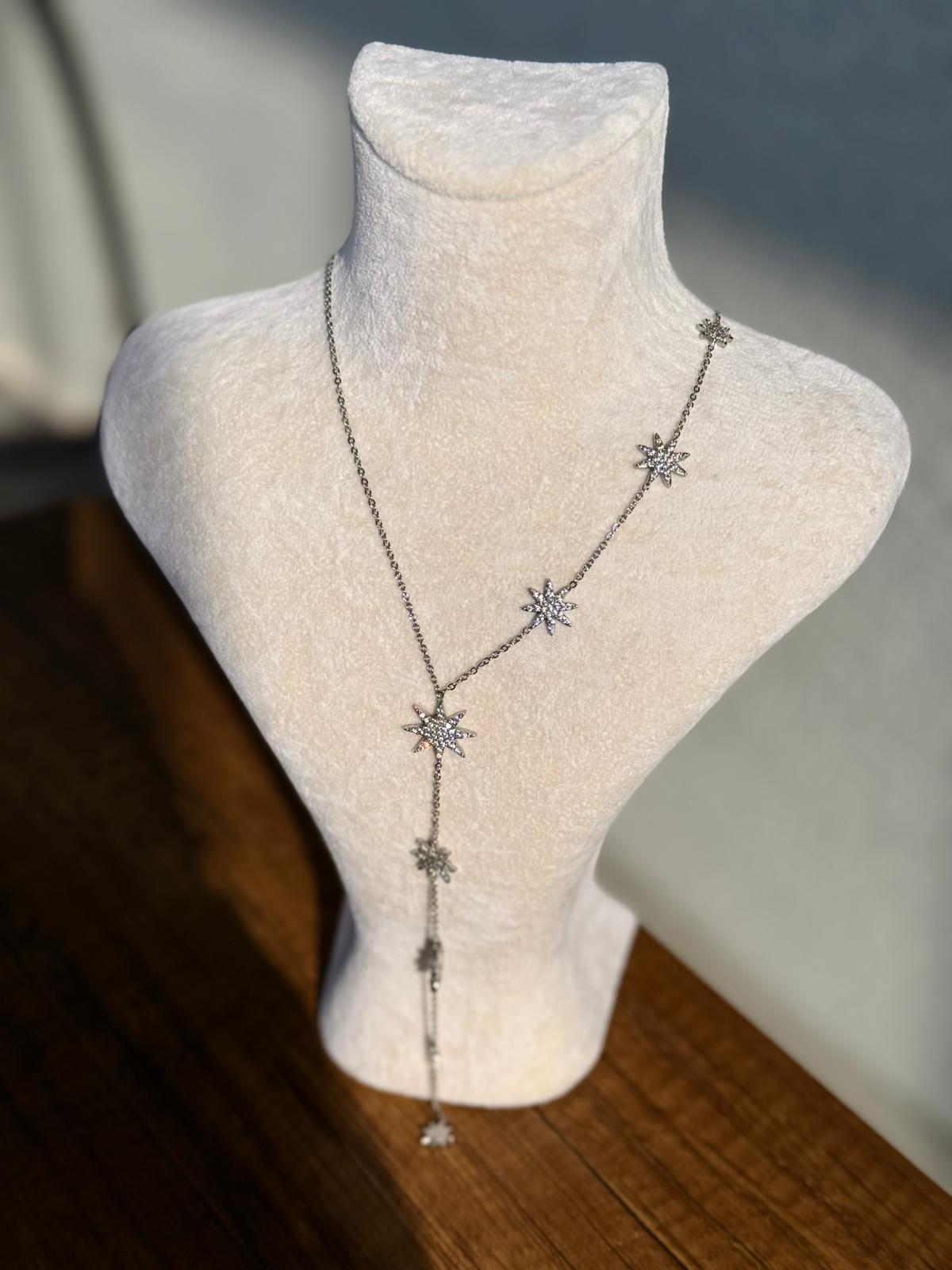 Kuzey Yıldız Silver Y Kolye 1330